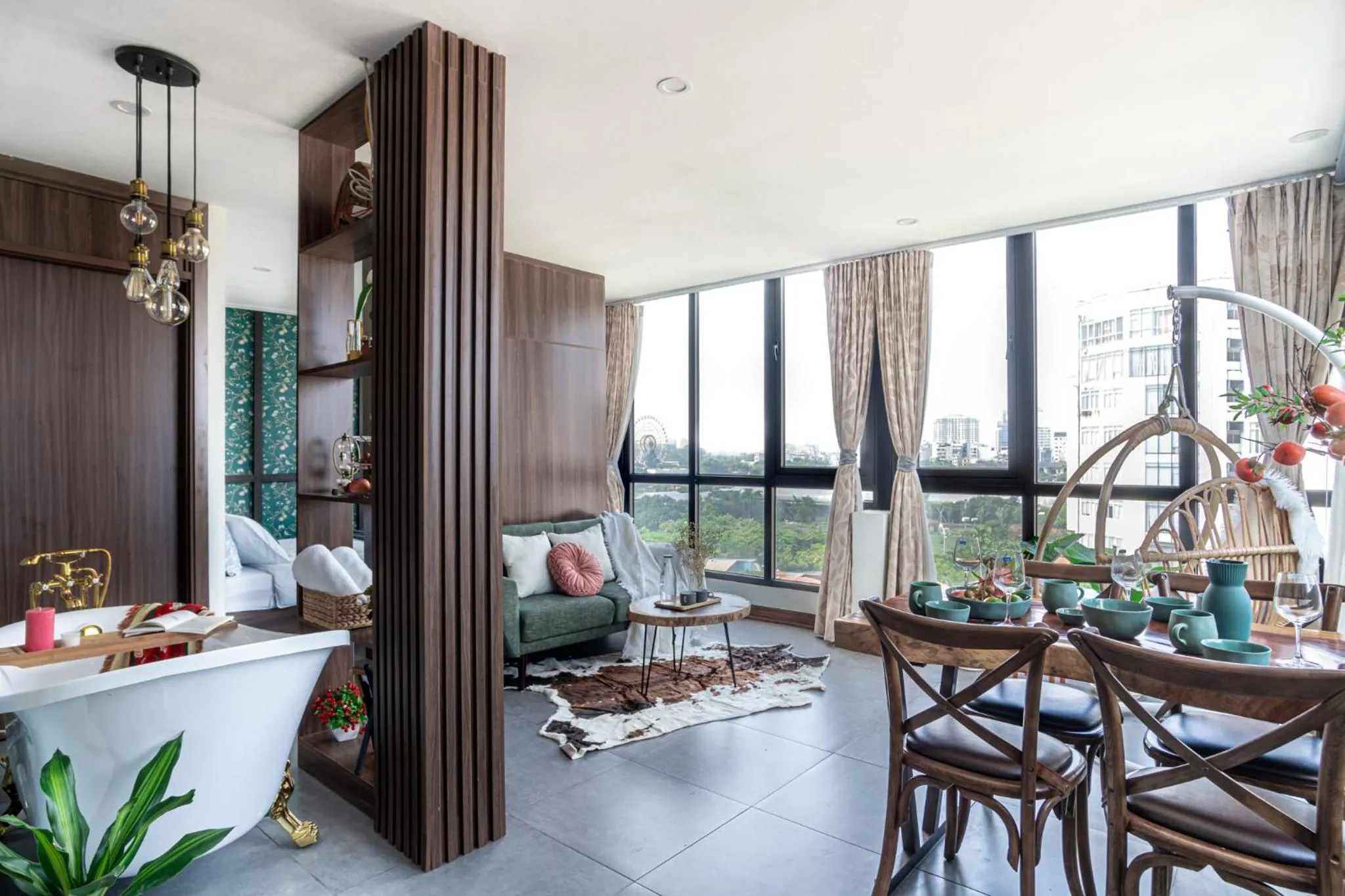 Living room in Sabi Home Tay Ho Hanoi