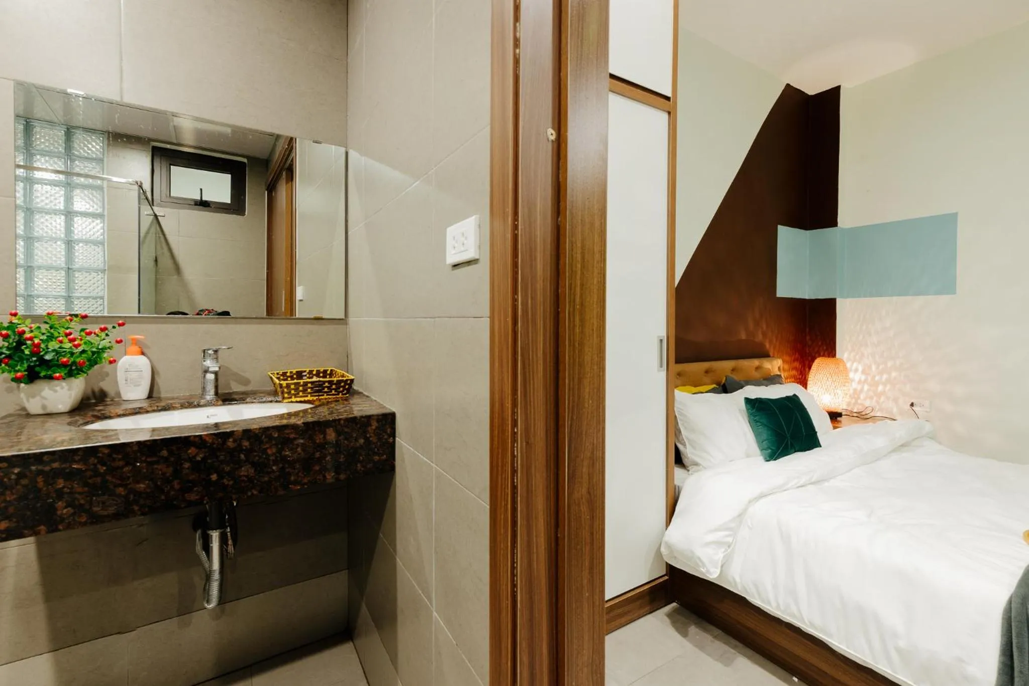 Bathroom, Bed in Sabi Home Tay Ho Hanoi