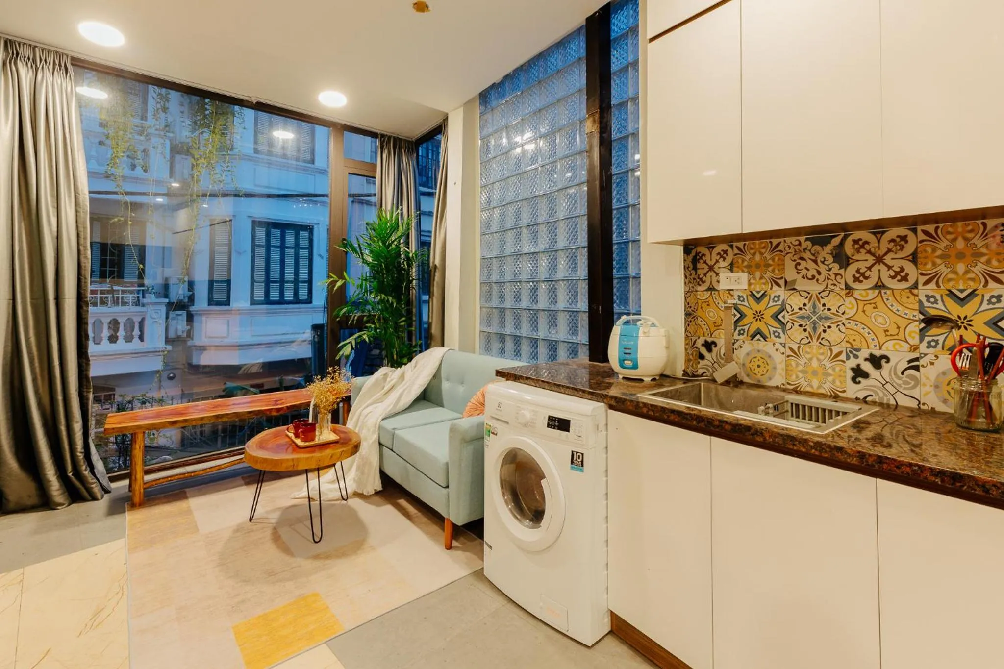 Living room in Sabi Home Tay Ho Hanoi