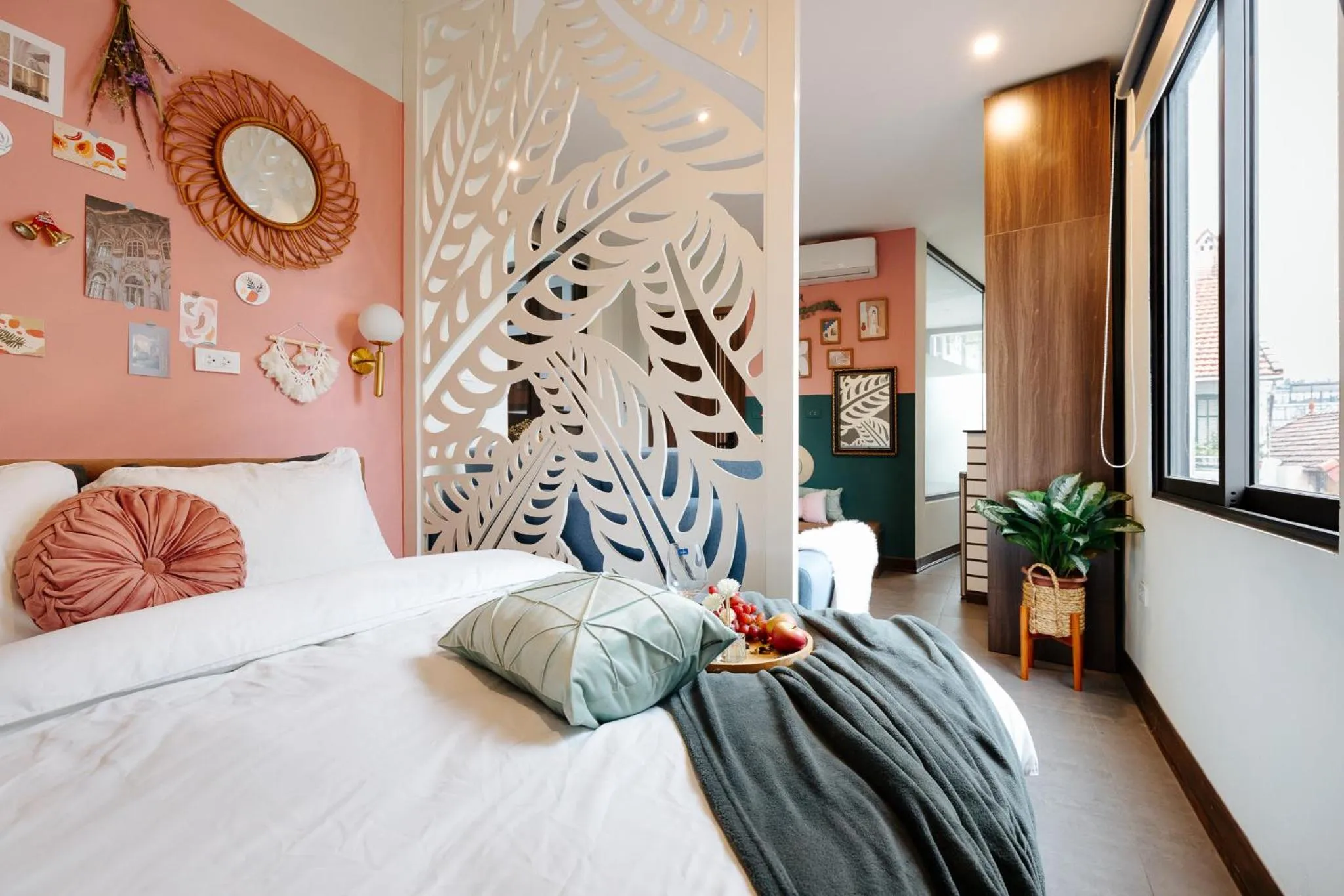 Bed in Sabi Home Tay Ho Hanoi