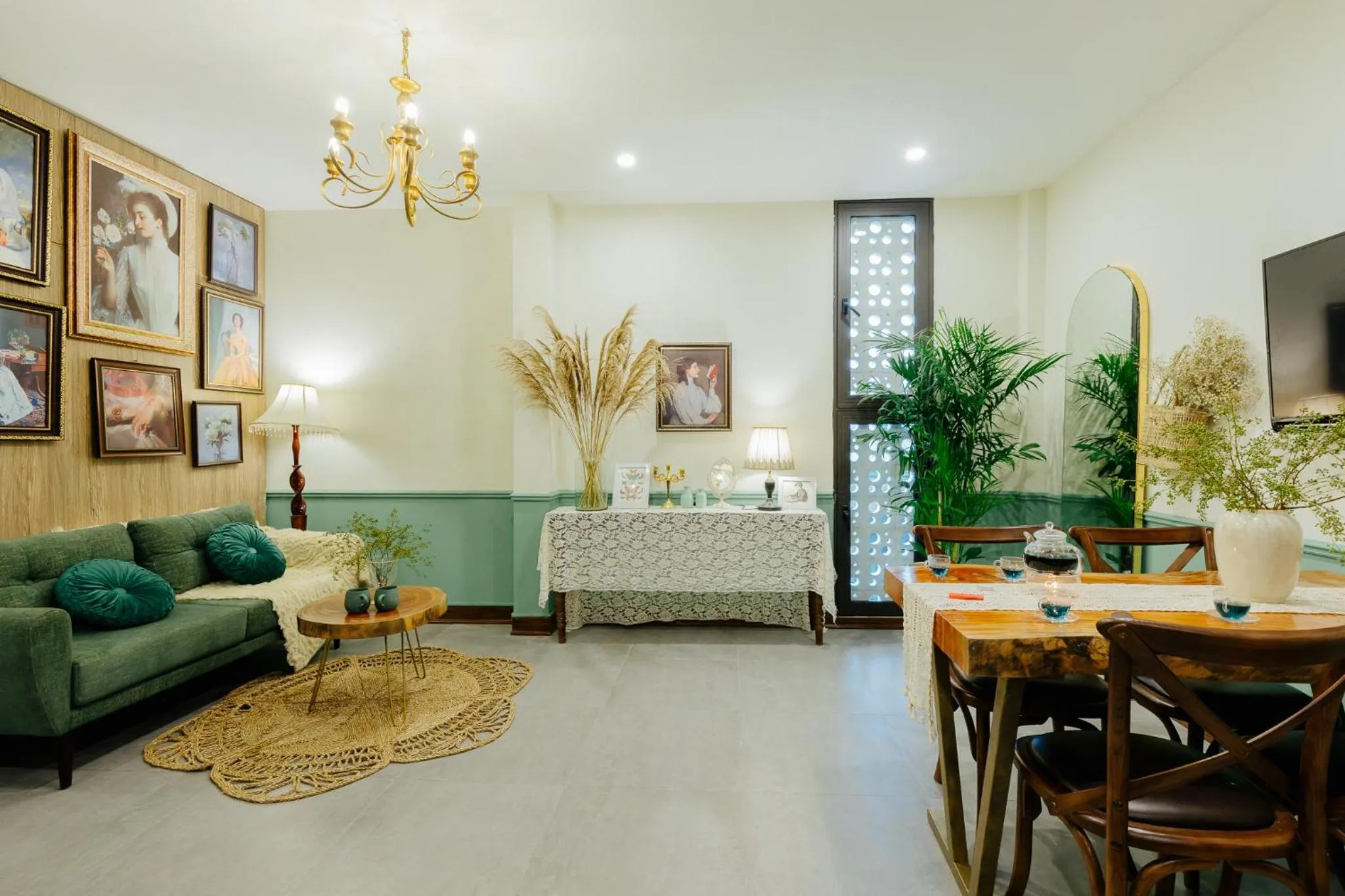 Seating area in Sabi Home Tay Ho Hanoi