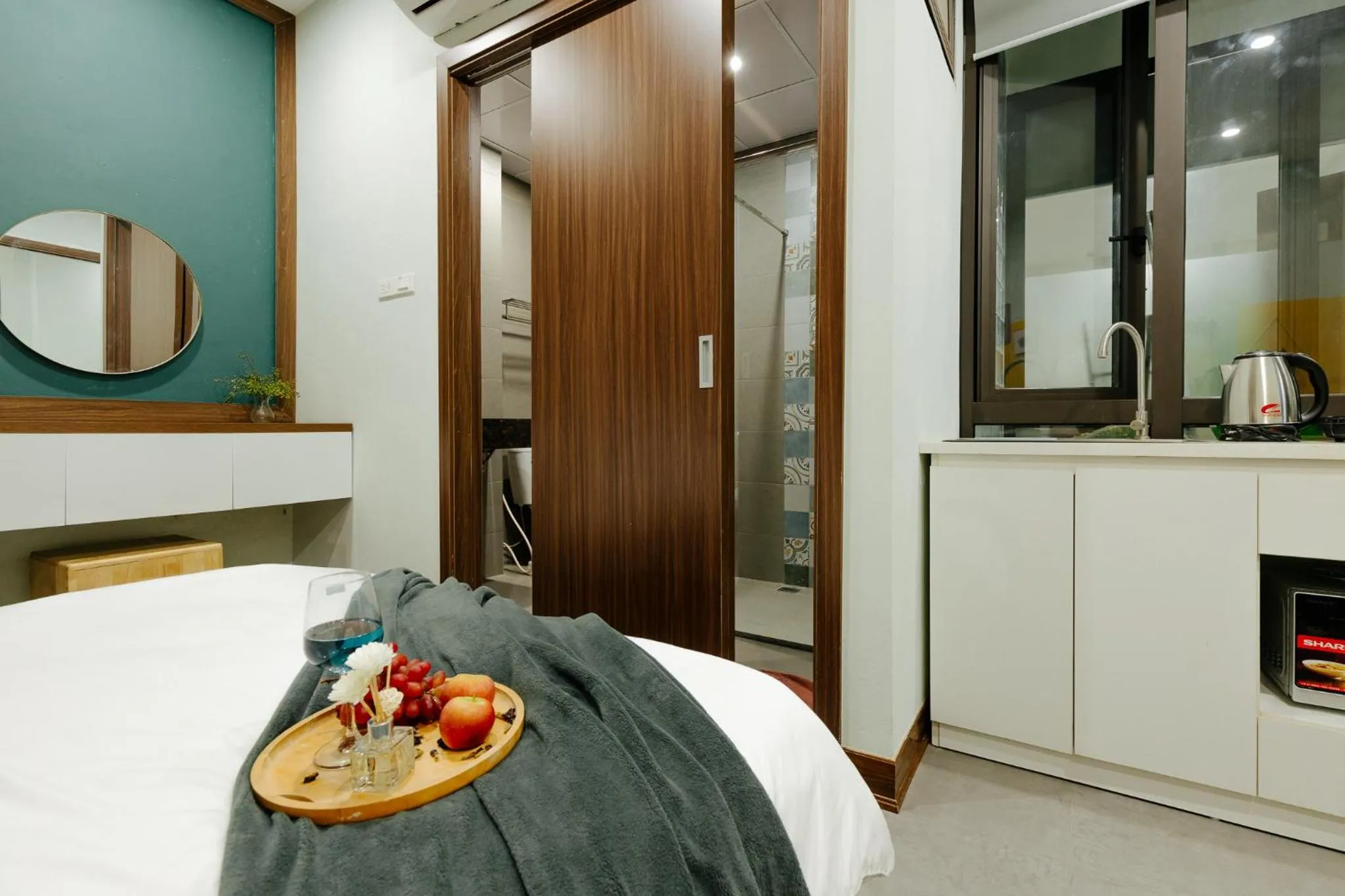 Photo of the whole room, Bed in Sabi Home Tay Ho Hanoi