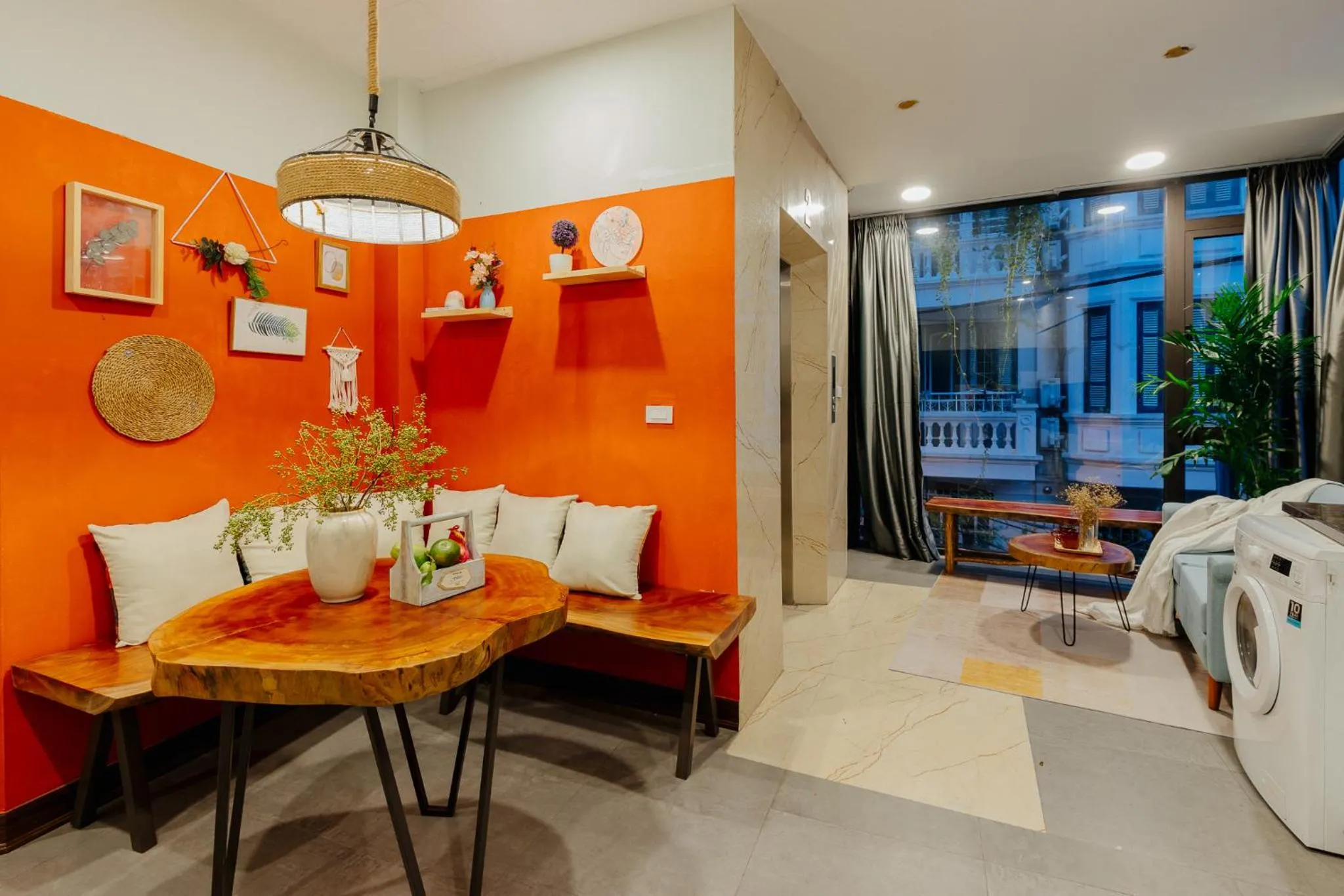 Dining area in Sabi Home Tay Ho Hanoi