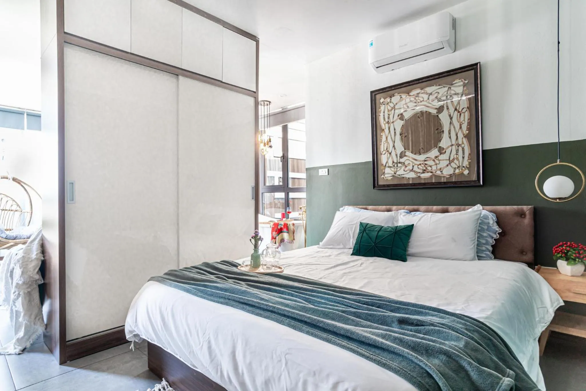 Bed in Sabi Home Tay Ho Hanoi