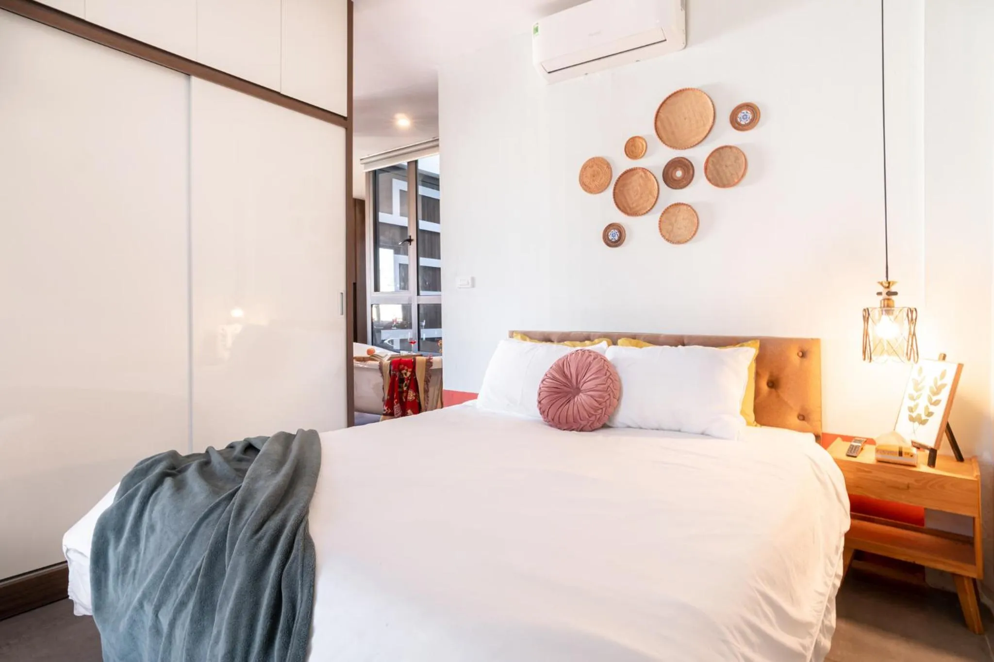 Bed in Sabi Home Tay Ho Hanoi