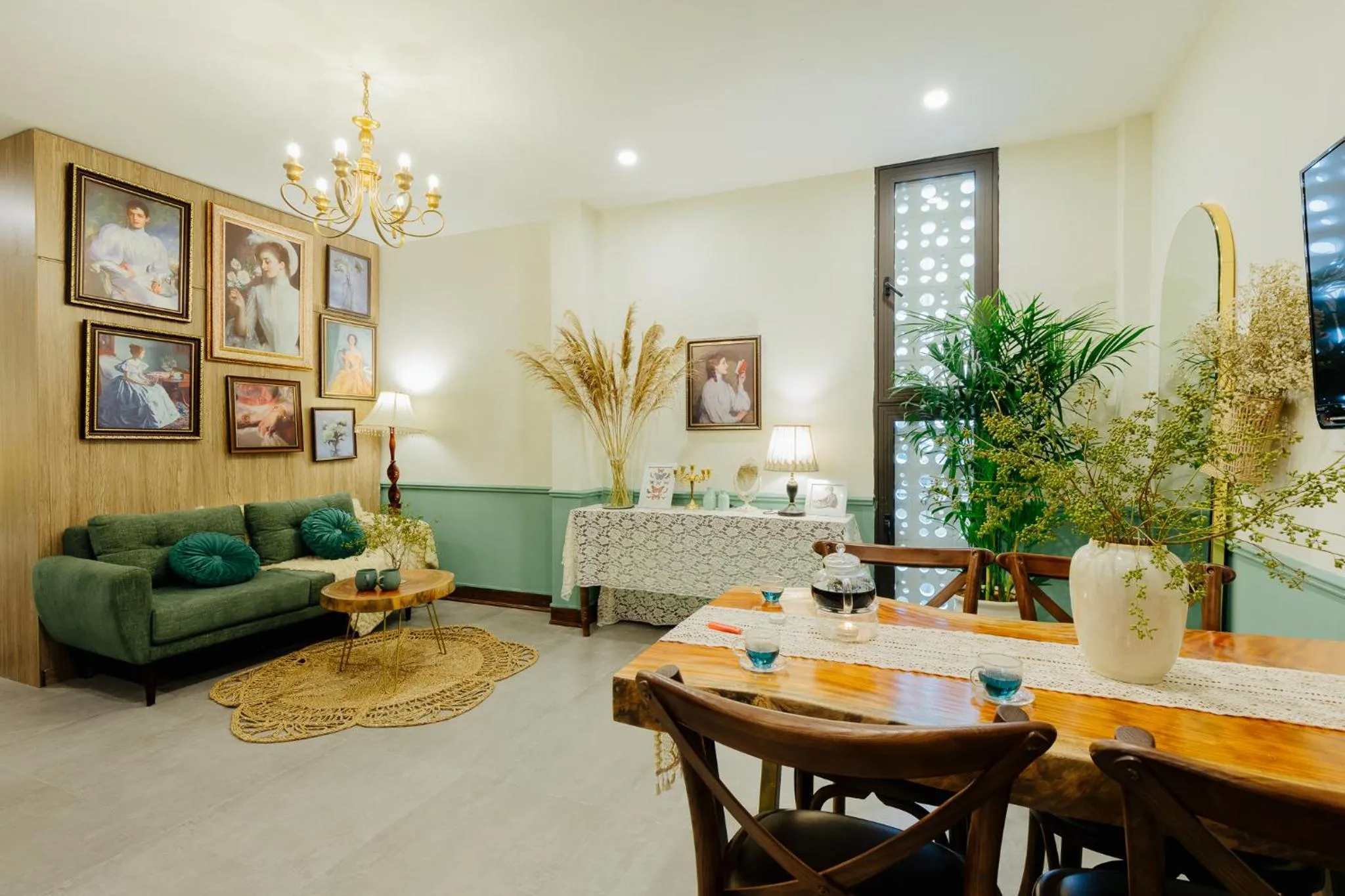 Living room in Sabi Home Tay Ho Hanoi