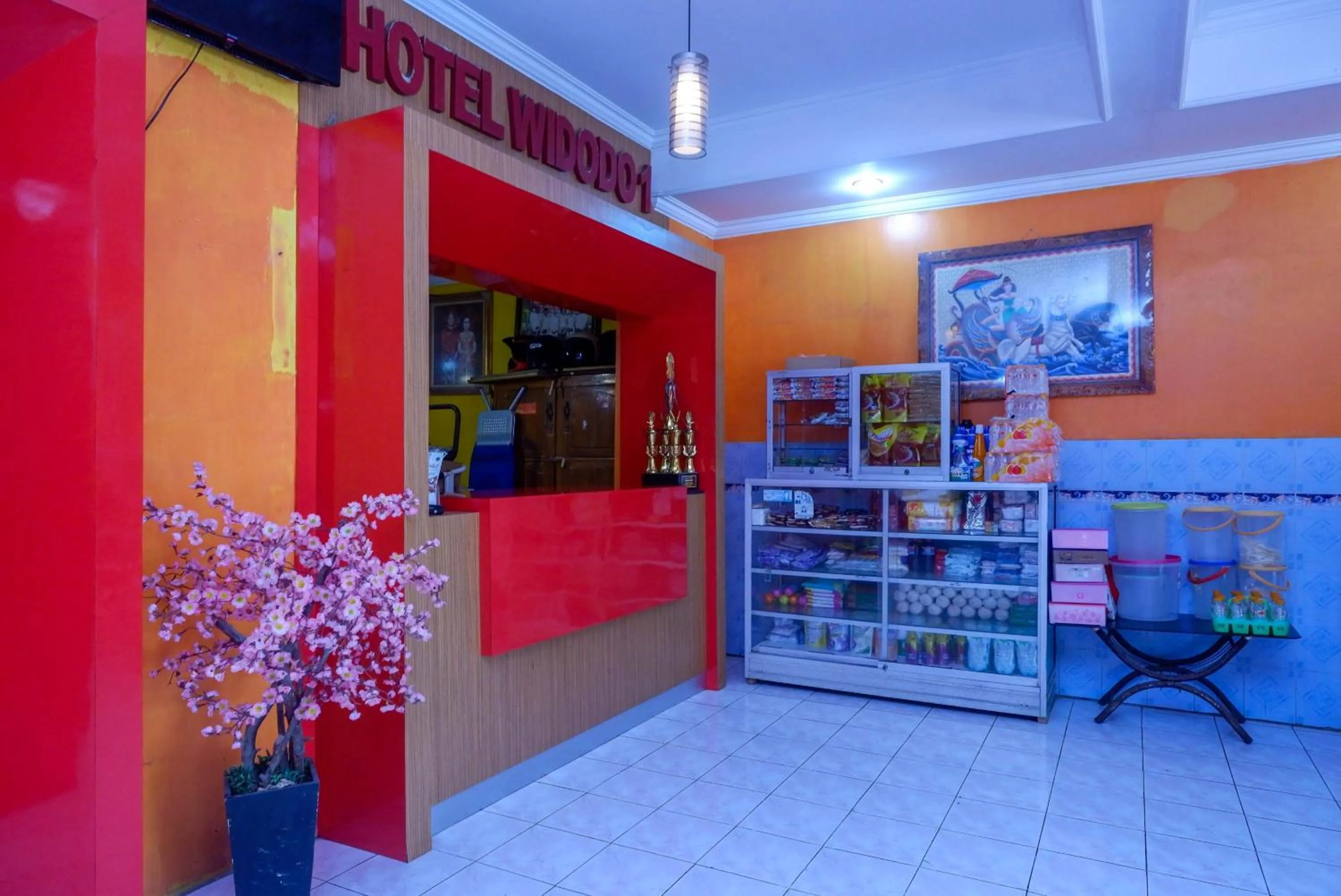 Lobby or reception in Hotel Widodo 1 Parangtritis RedPartner