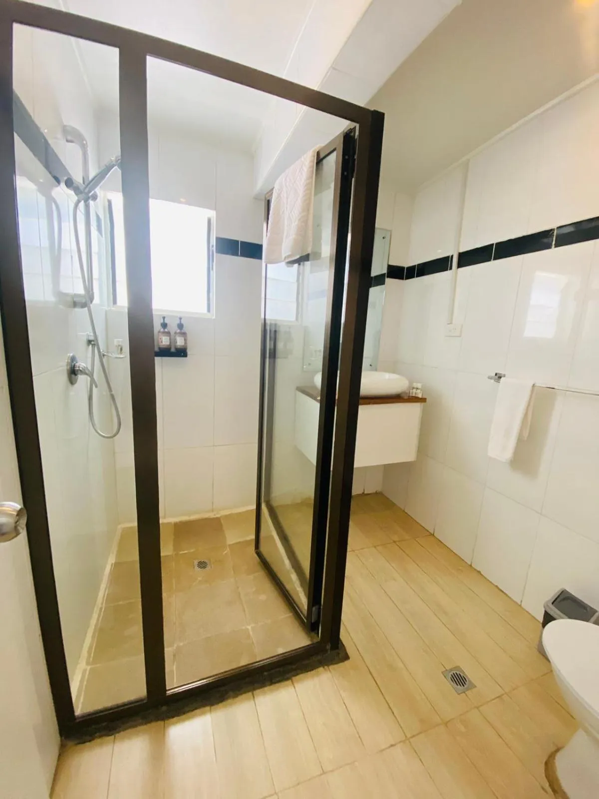 Shower in Sailors Beach Fiji