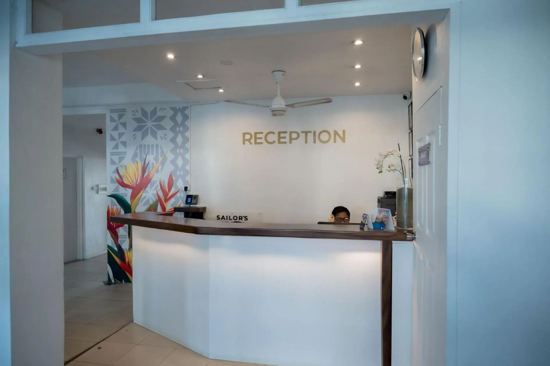Lobby or reception in Sailors Beach Fiji