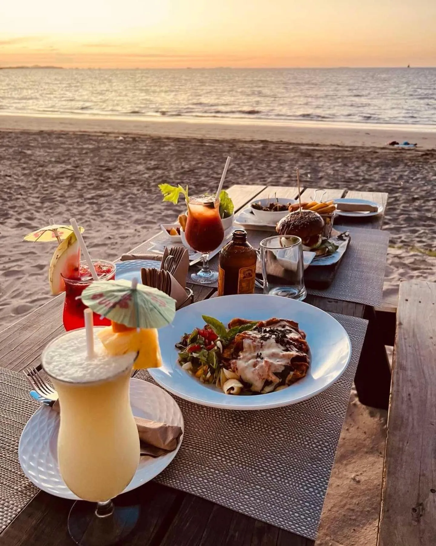 Natural landscape in Sailors Beach Fiji
