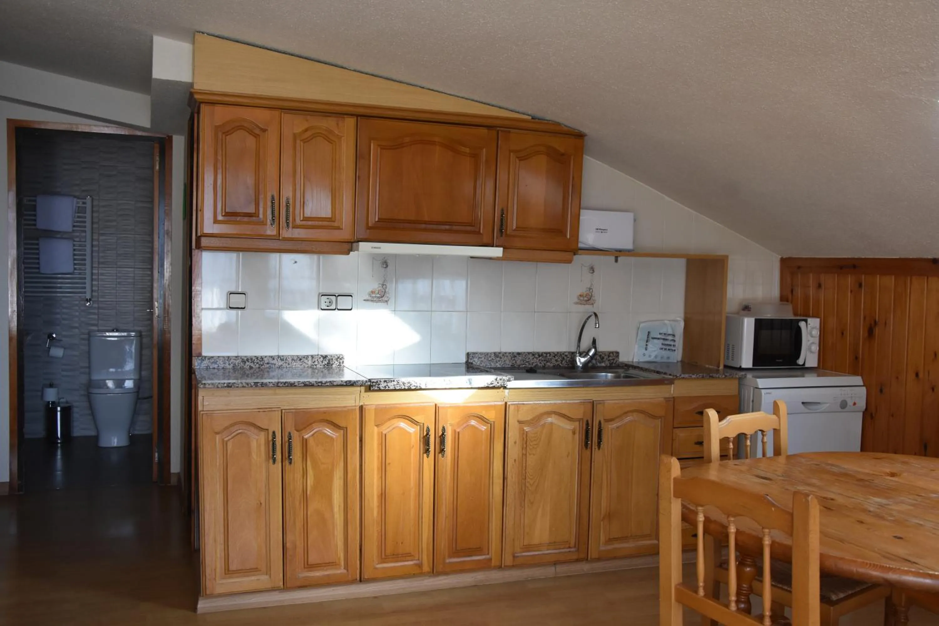 Kitchen or kitchenette in Apartamentos SNÖ Edelweiss