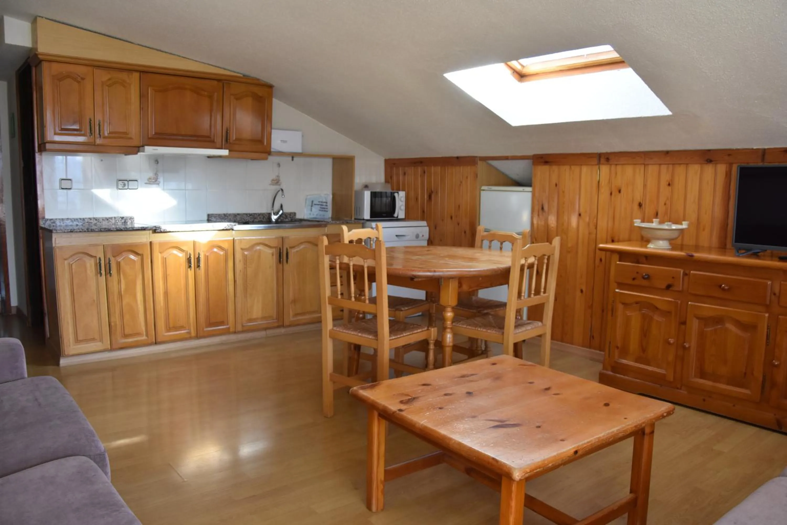 Kitchen or kitchenette in Apartamentos SNÖ Edelweiss
