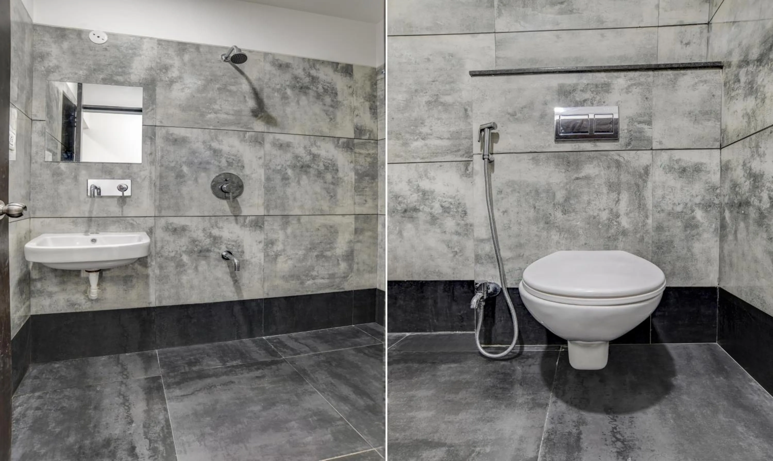 Bathroom in Treebo Grand Euro Pipliyahana Square