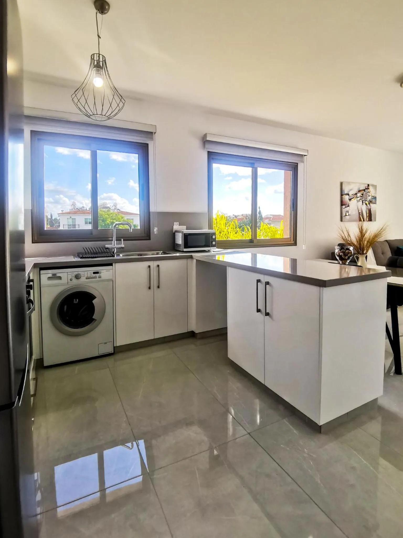 Kitchen or kitchenette in Phaedrus Living City View Luxury Flat Georgos 203