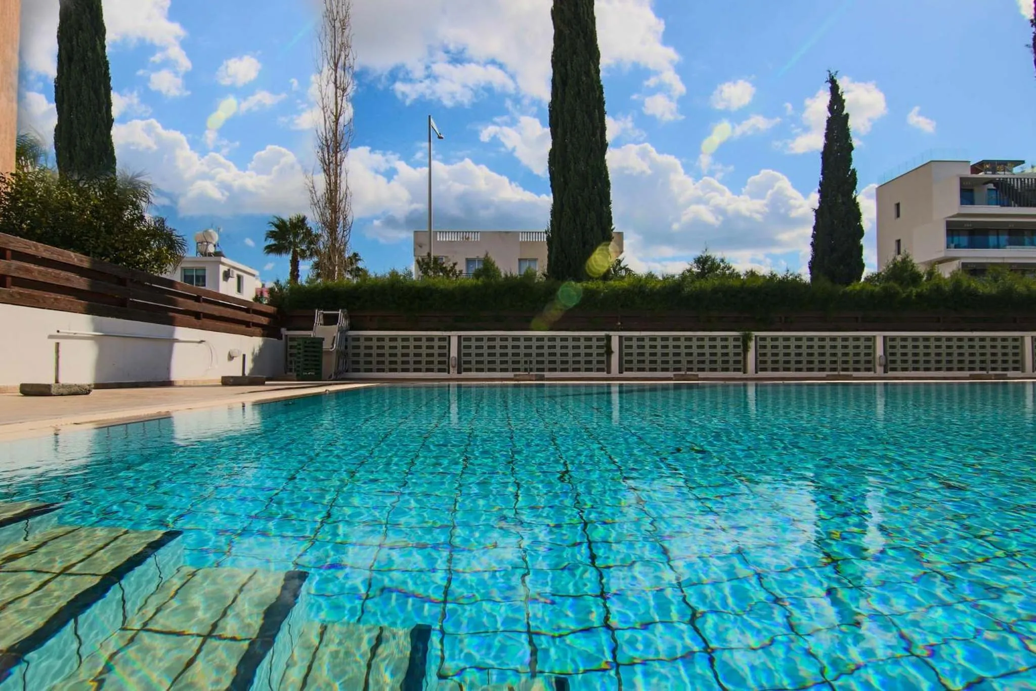 Swimming pool in Phaedrus Living City View Luxury Flat Georgos 203