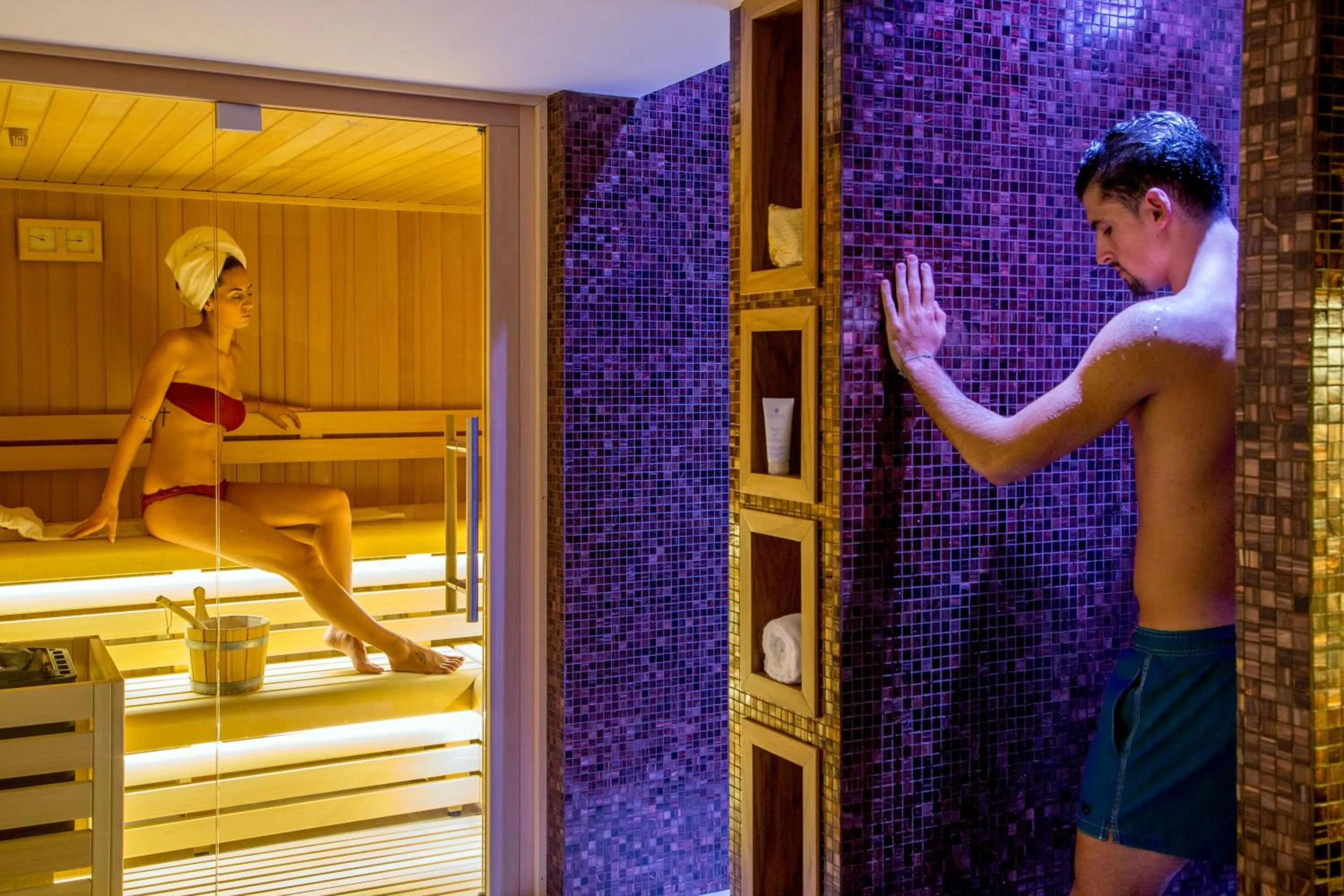 Sauna, Bed in Best Western Plus Hotel Spring House