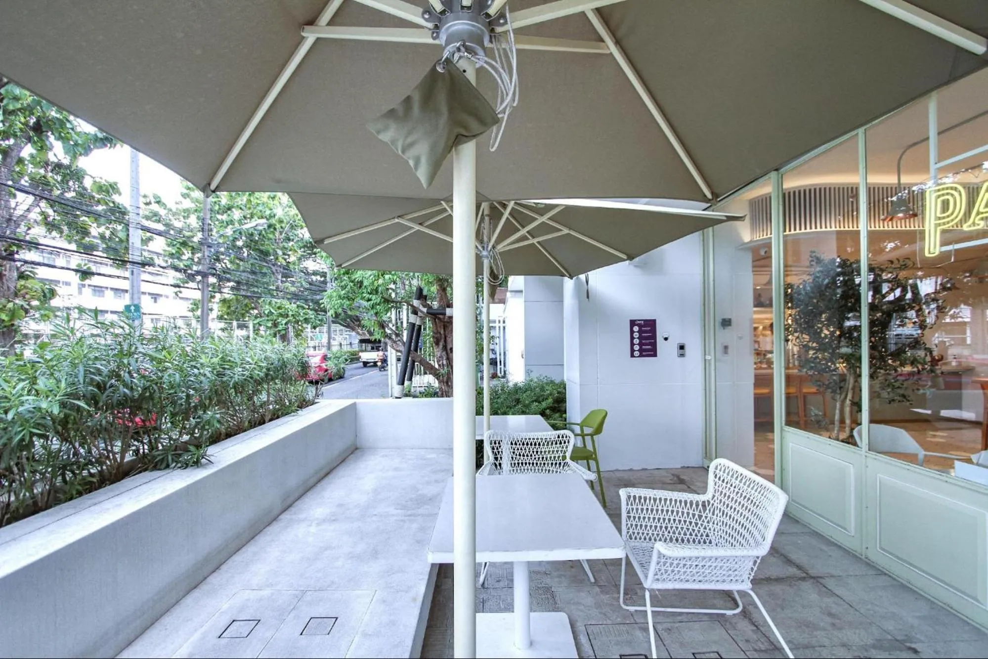 Seating area in Shama Yen-Akat Bangkok