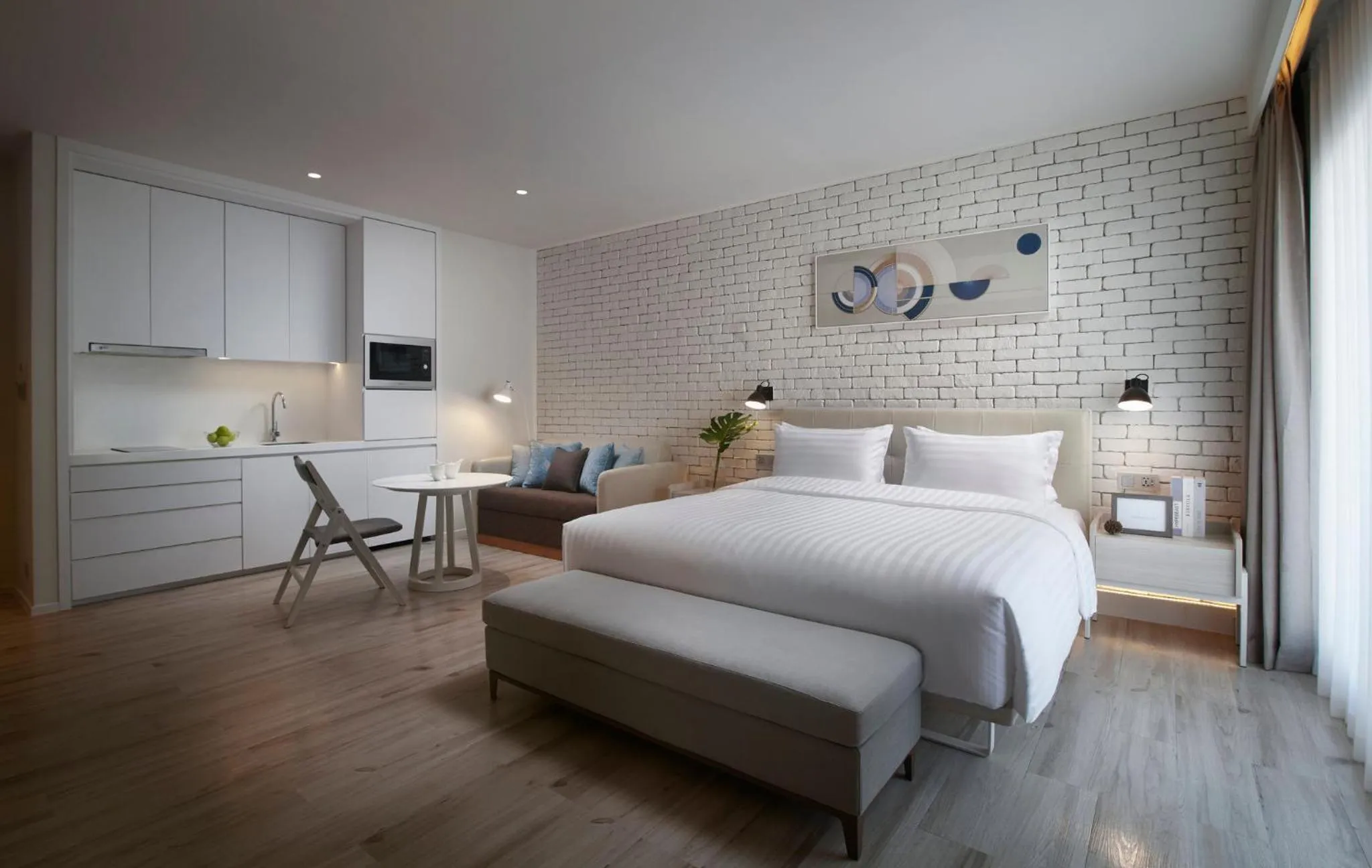 Photo of the whole room, Bed in Shama Yen-Akat Bangkok