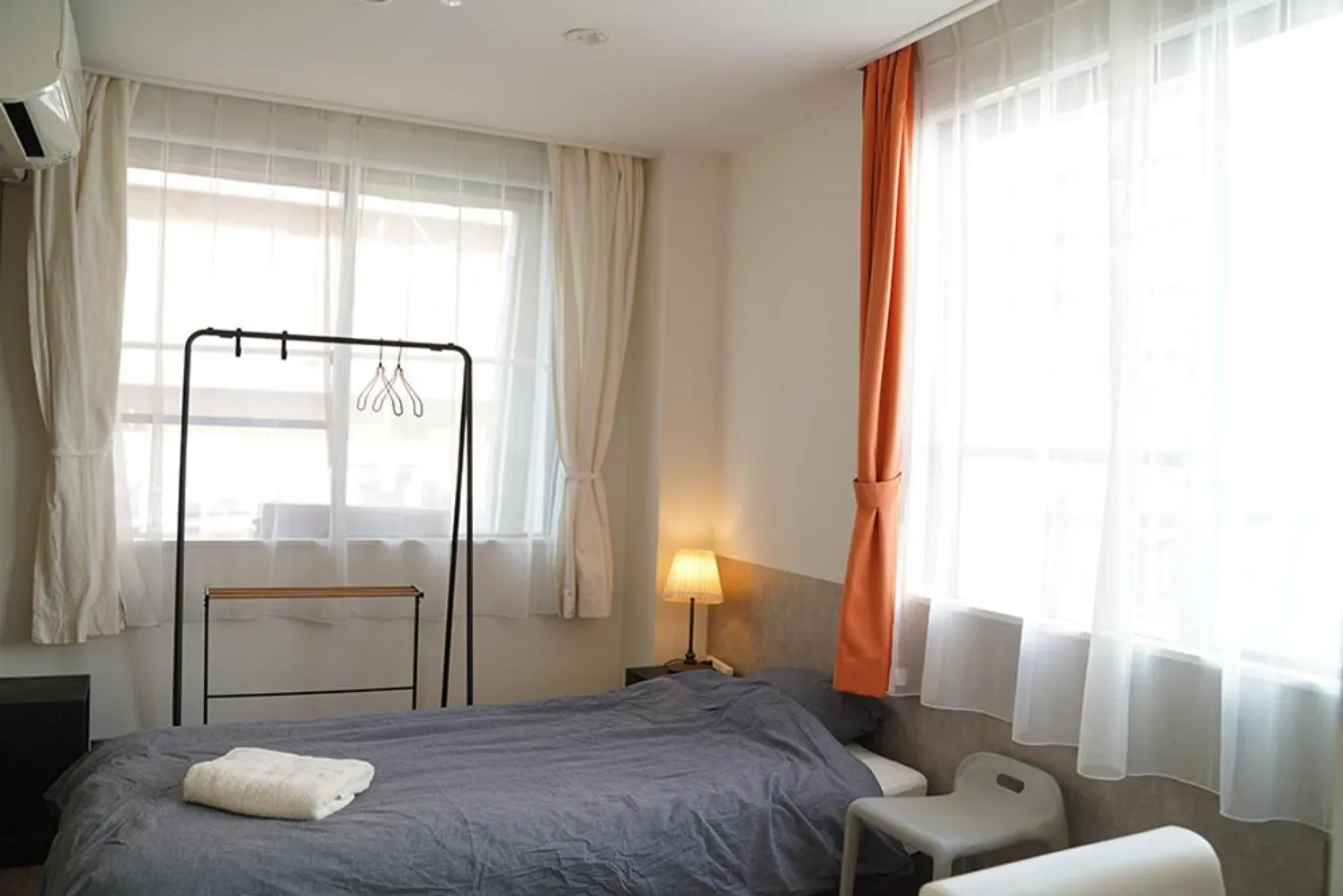 Photo of the whole room, Bed in Usatsuno Osu