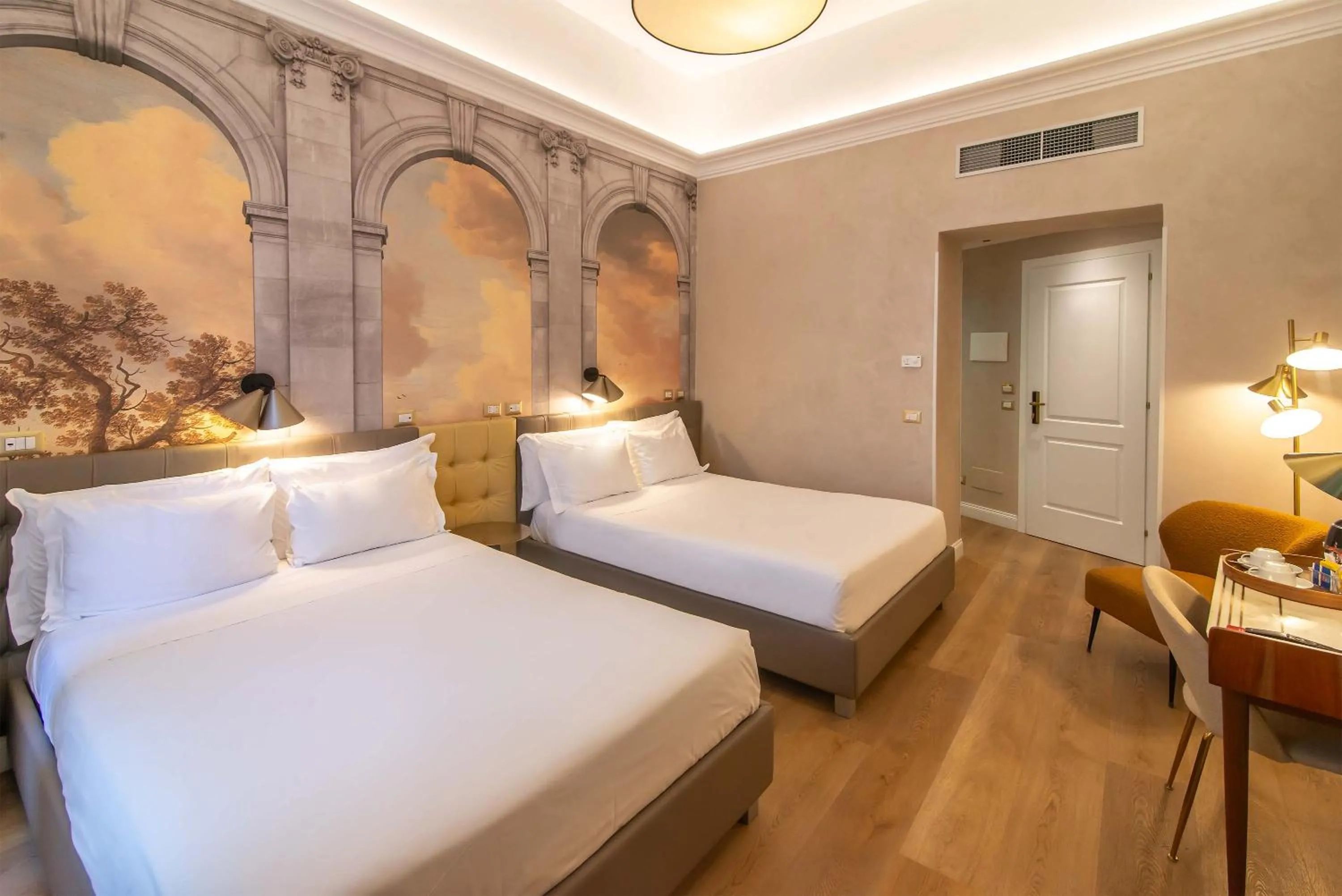 Bed in Hotel Accademia