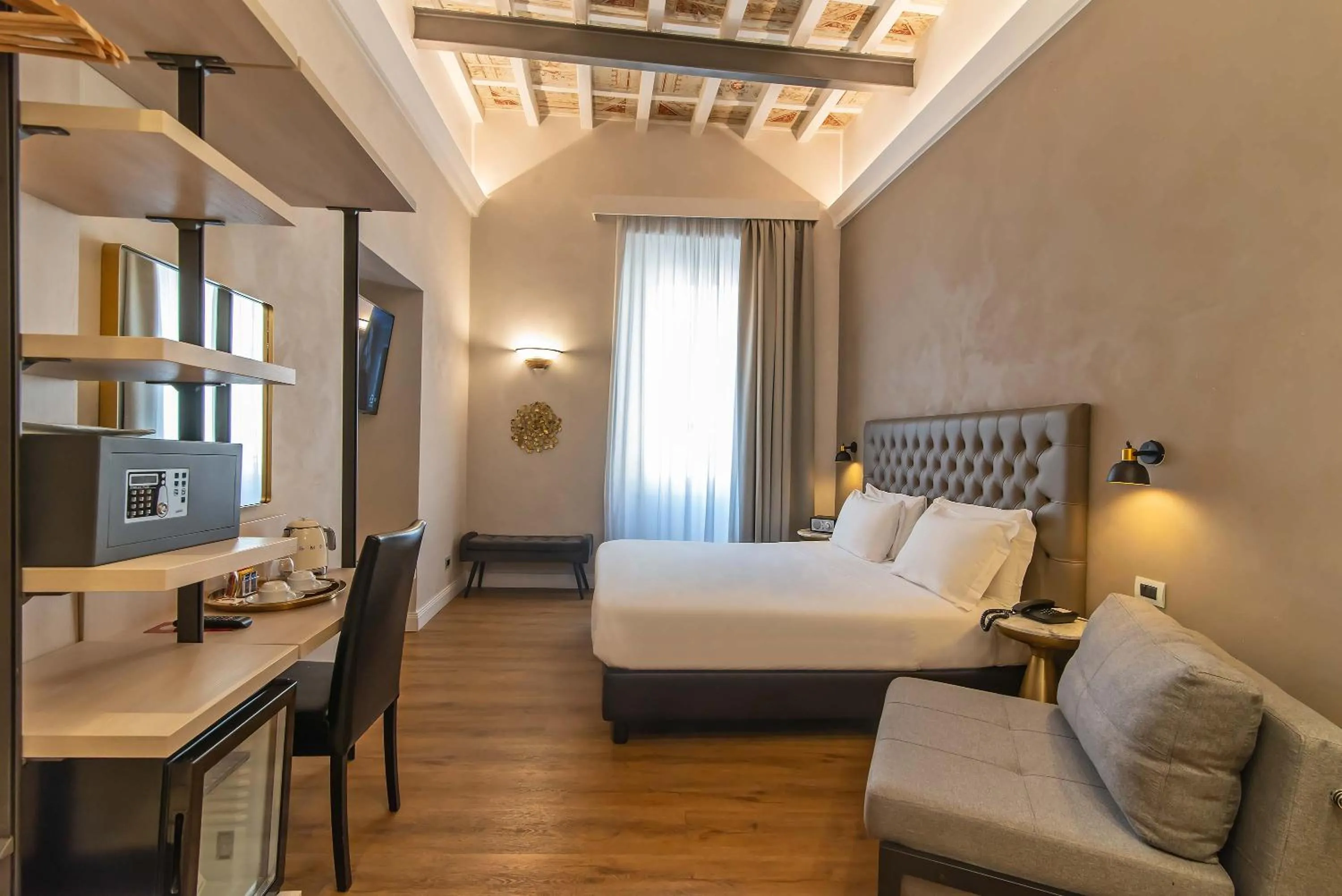 Bed in Hotel Accademia