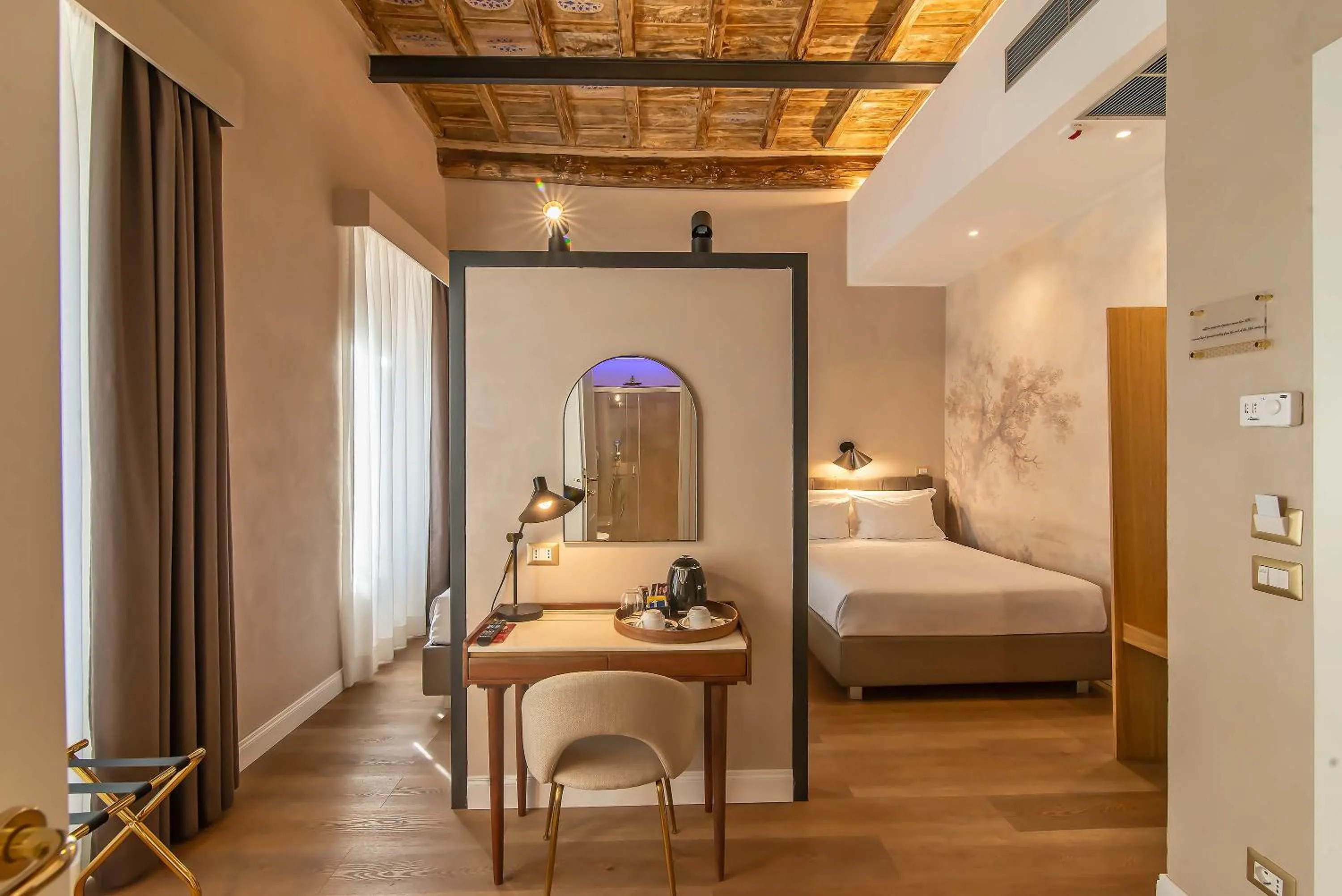 Bed in Hotel Accademia