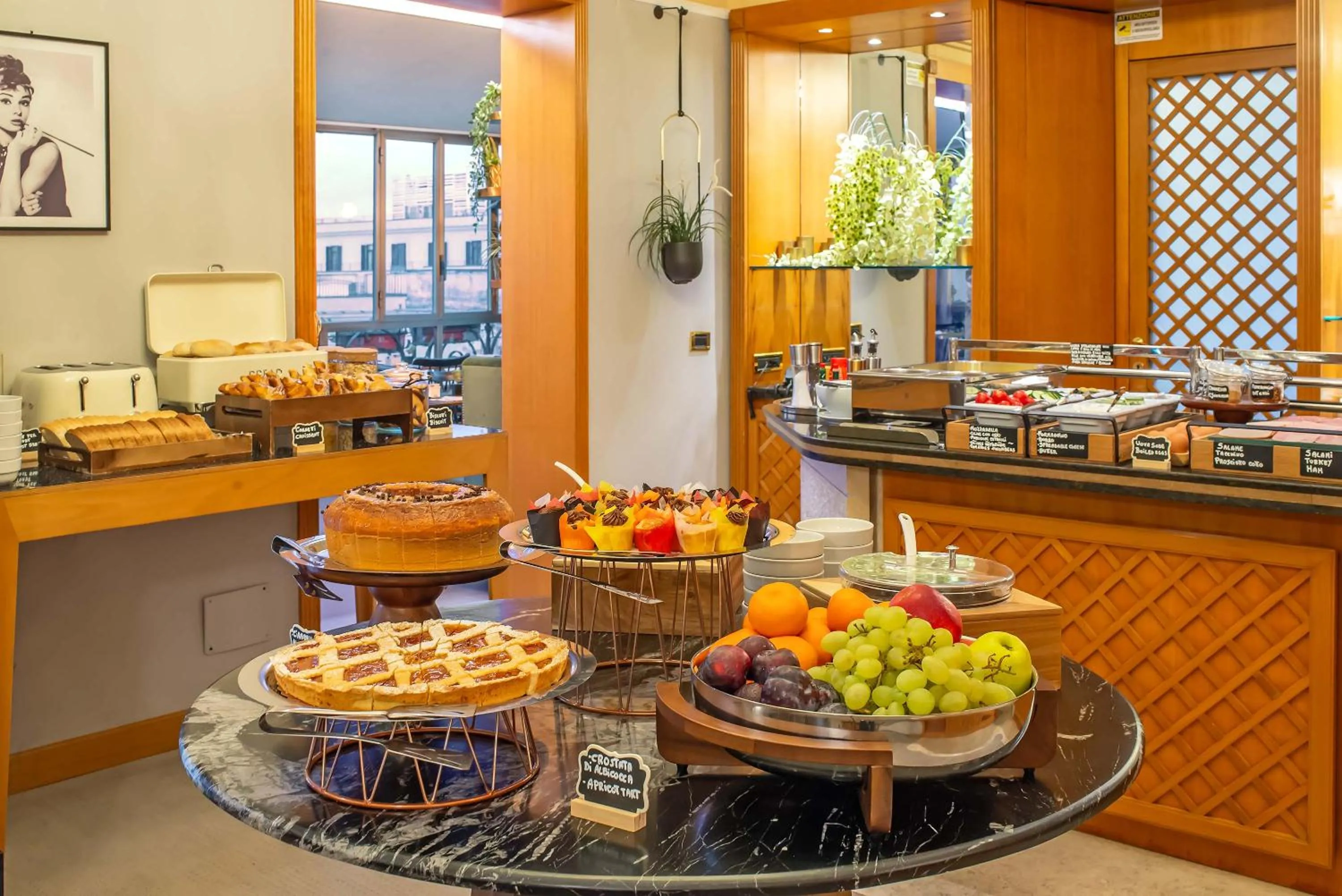 Food close-up in Hotel Tritone