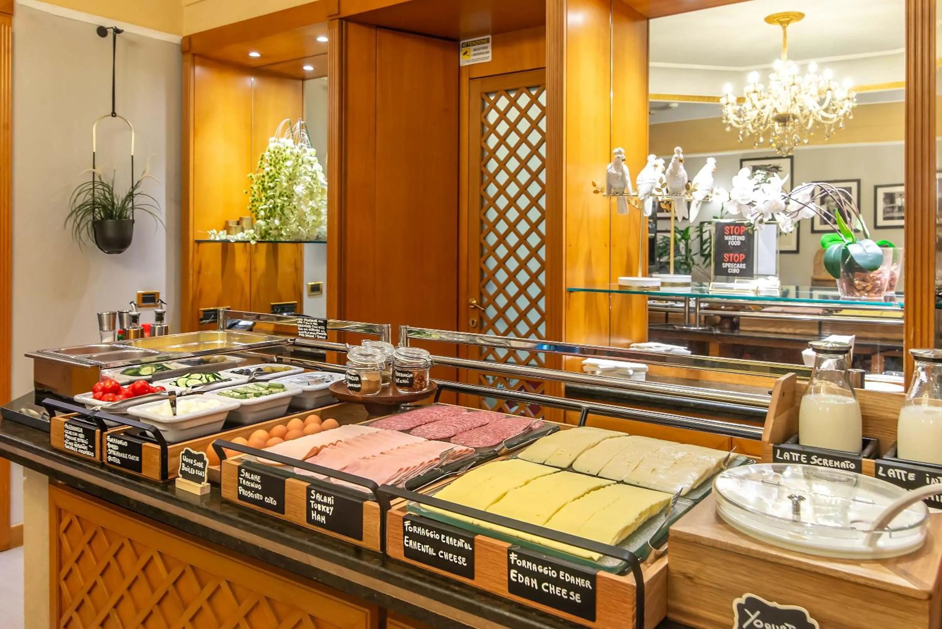 Food close-up in Hotel Tritone