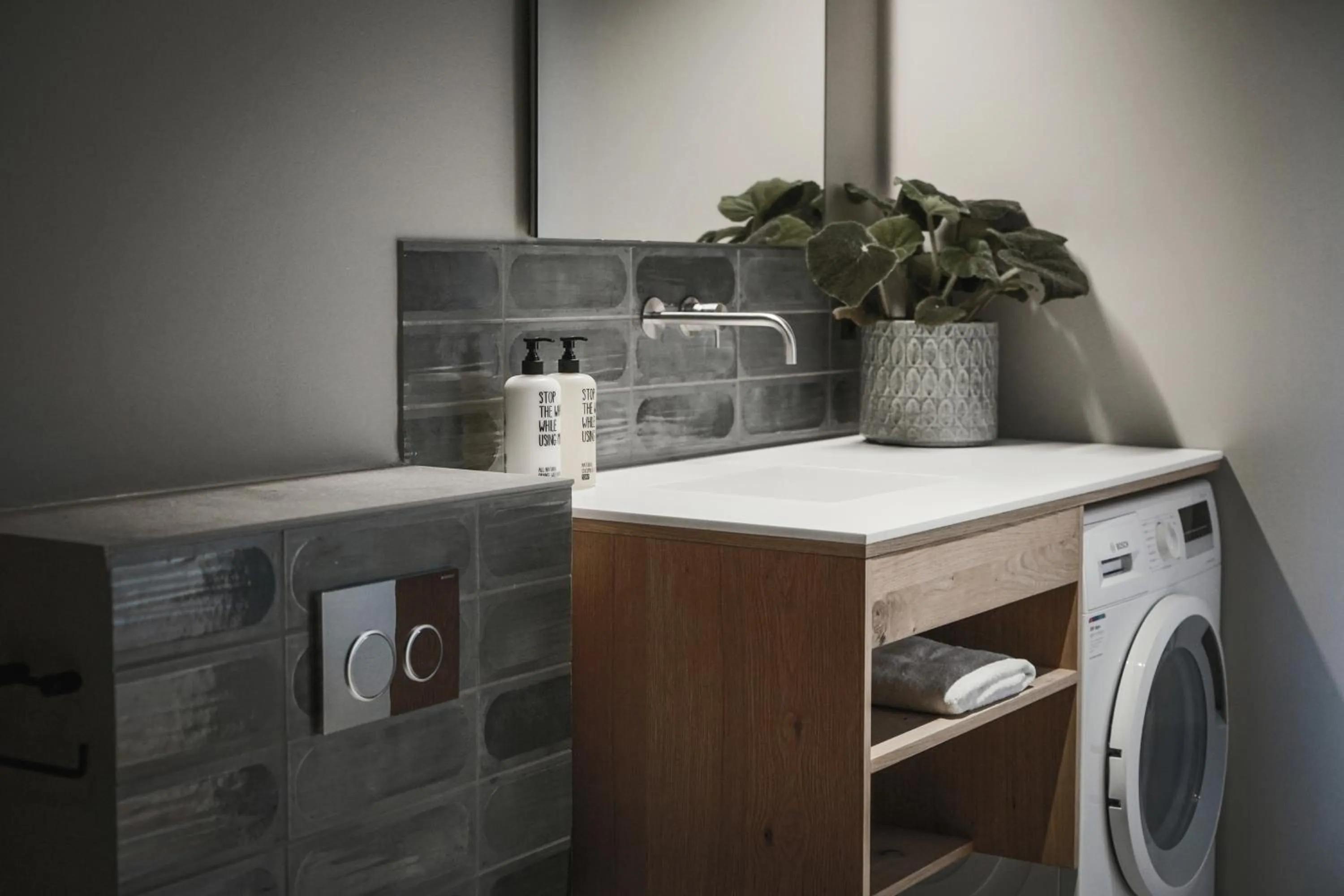 Bathroom in Apartments by Brøchner Hotels