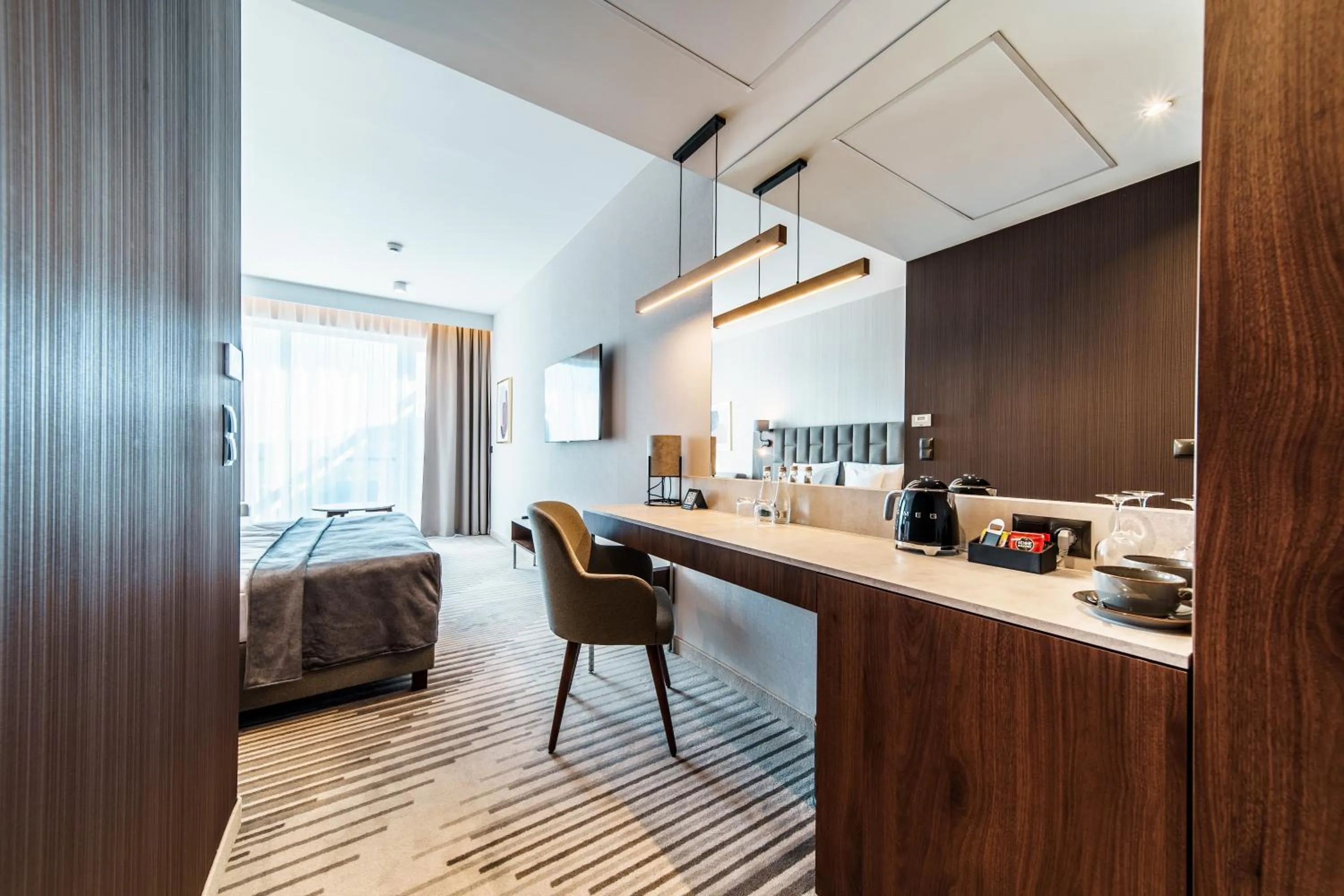 Bed in Elements Hotel&Spa