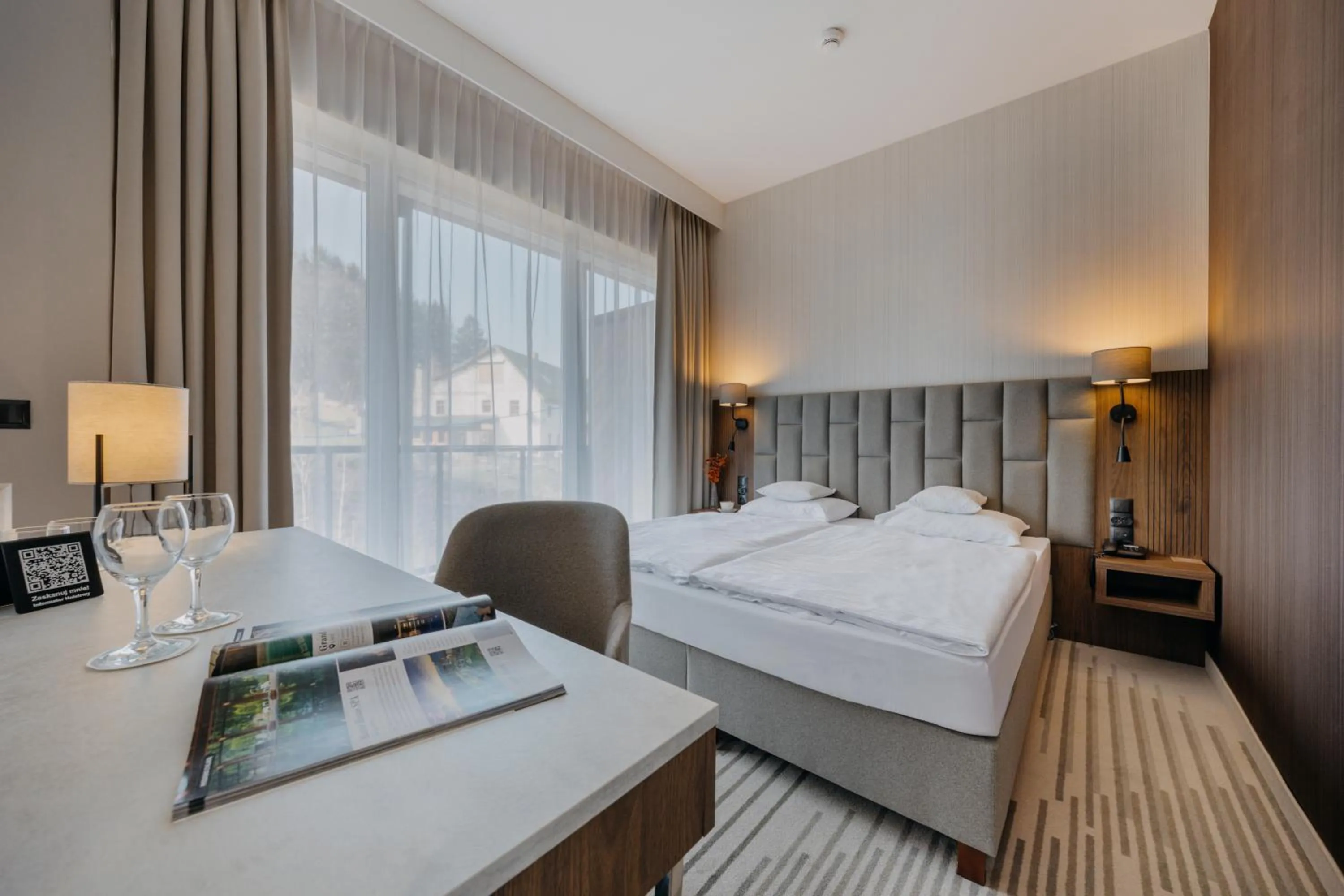 Bed in Elements Hotel&Spa