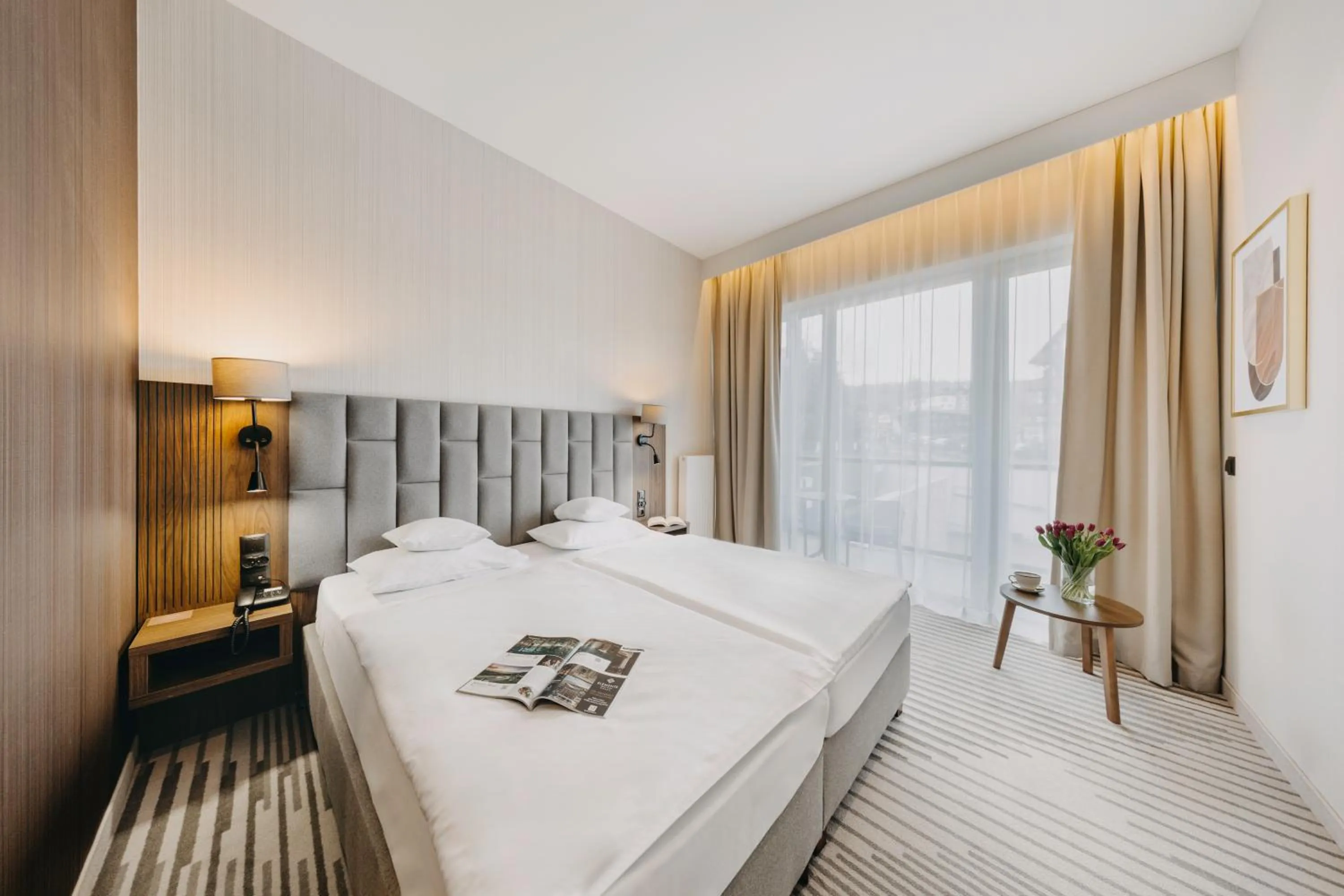 Bed in Elements Hotel&Spa