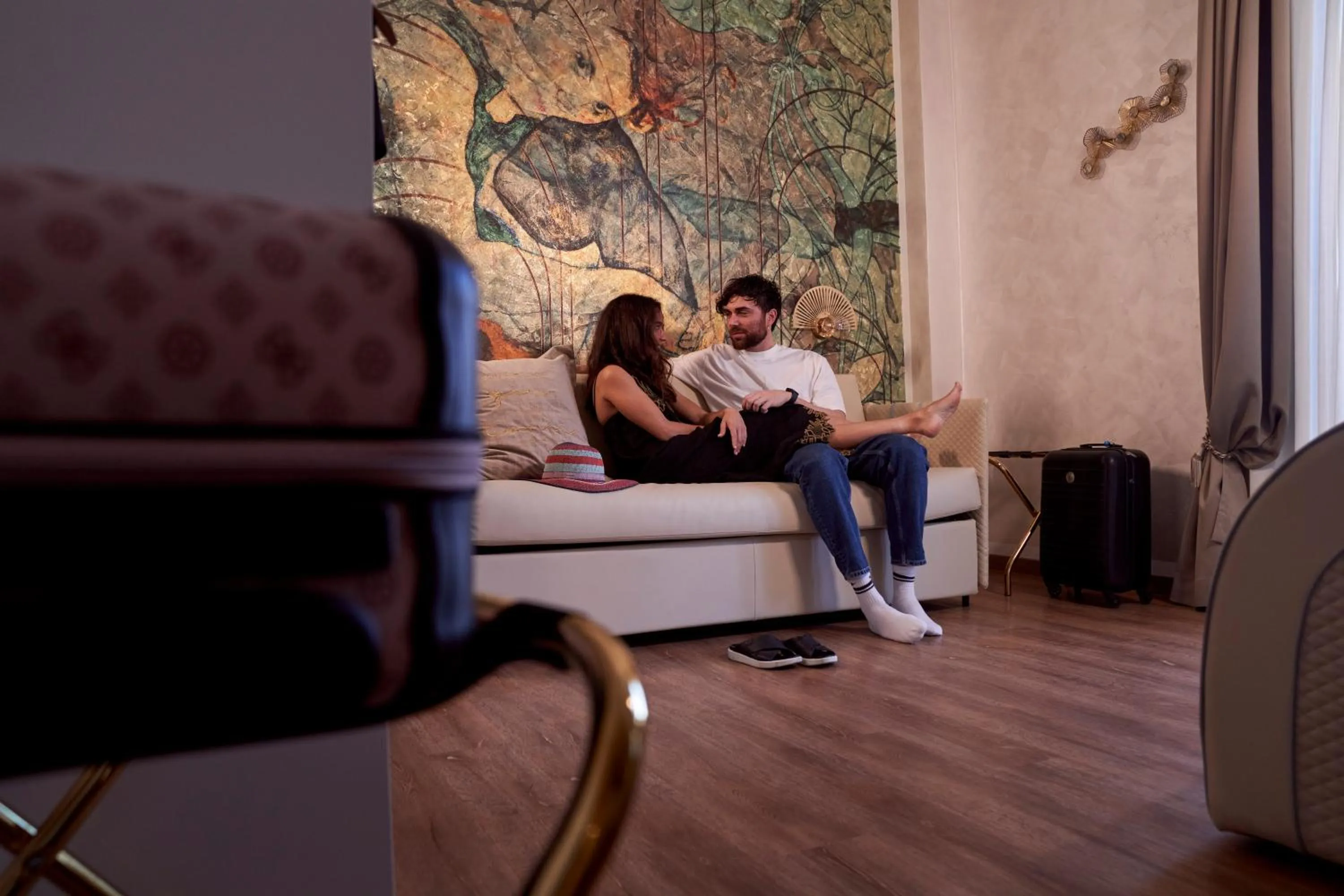 Living room in Amsterdam Suite Hotel & SPA