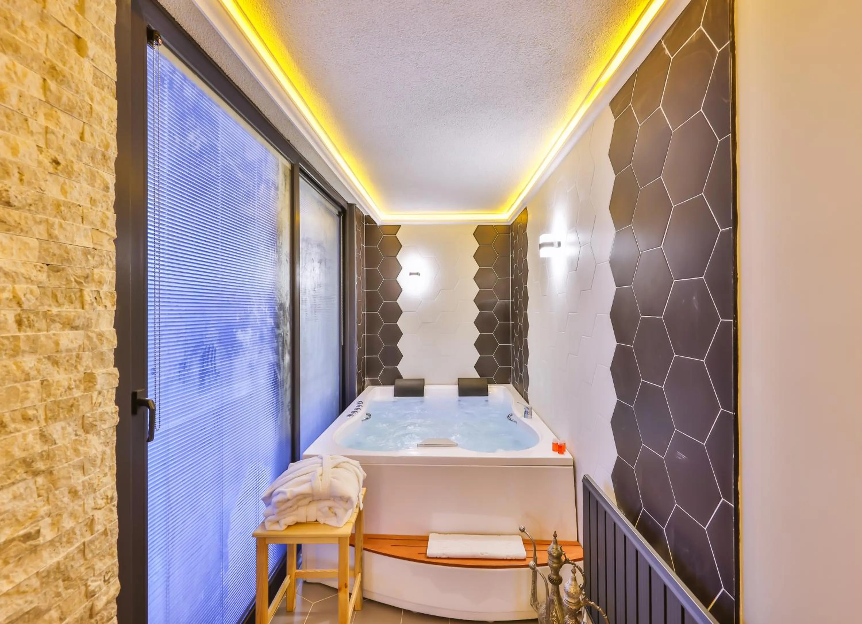 Hot Tub, Bed in Ağva Pieria Luxury Hotel Plus 16