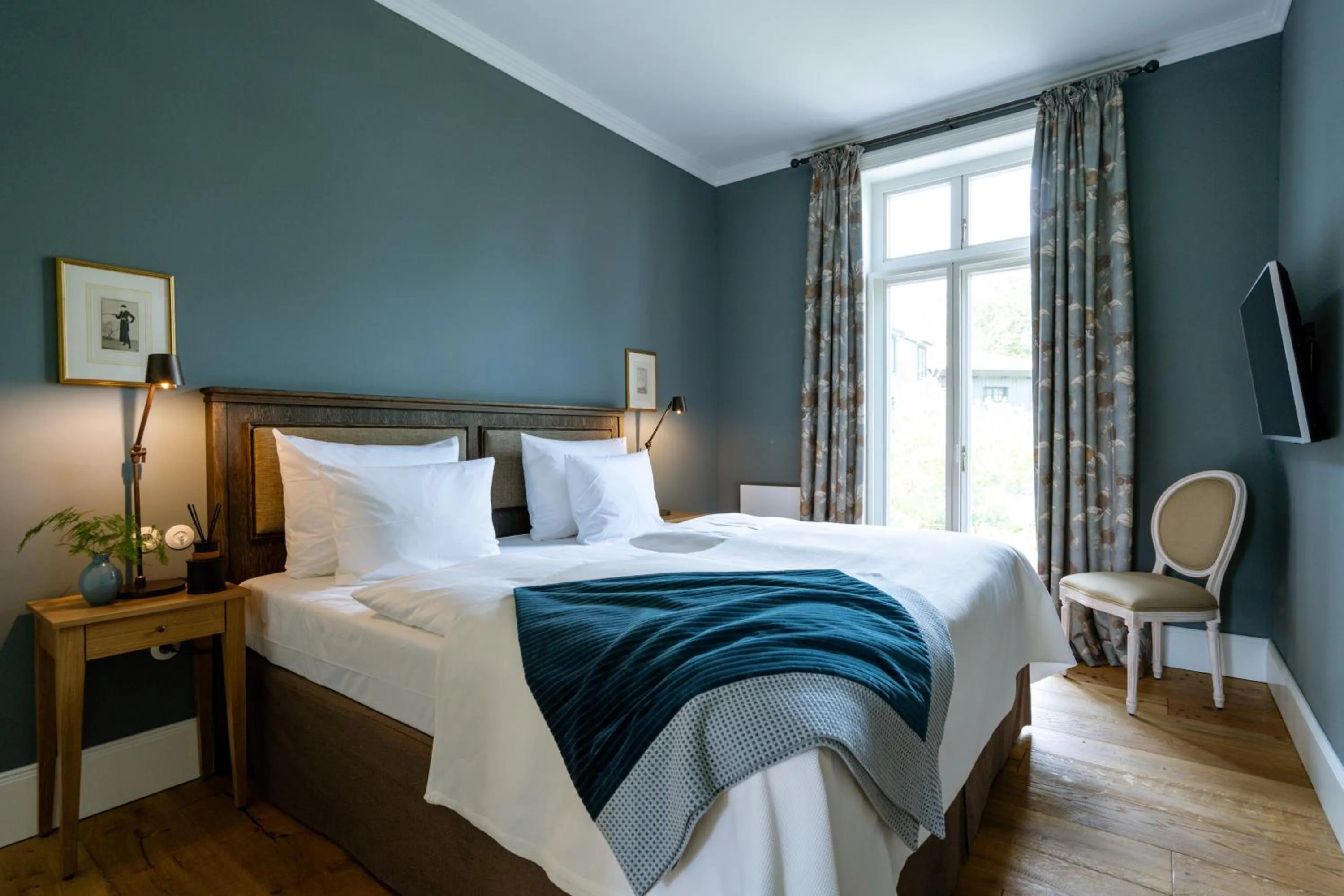 Bed in Hotel Gut Immenhof