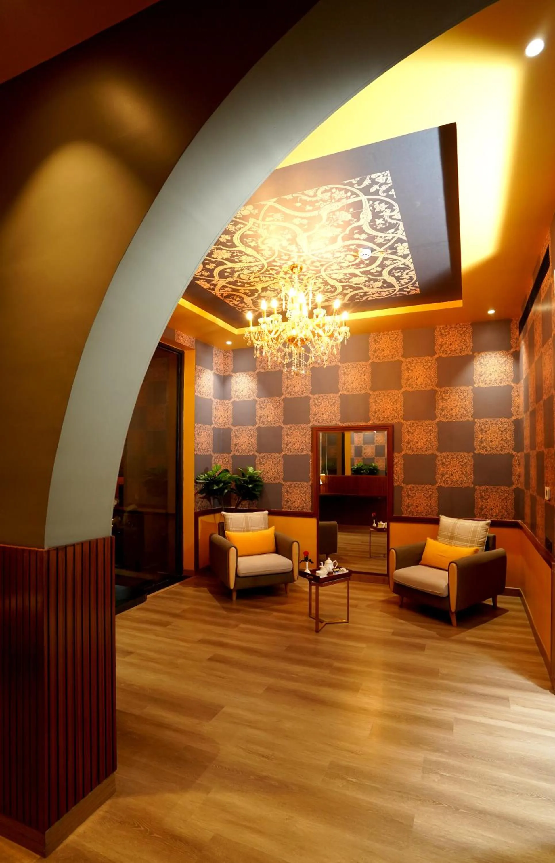 Seating area in The Nest Luxury Resort