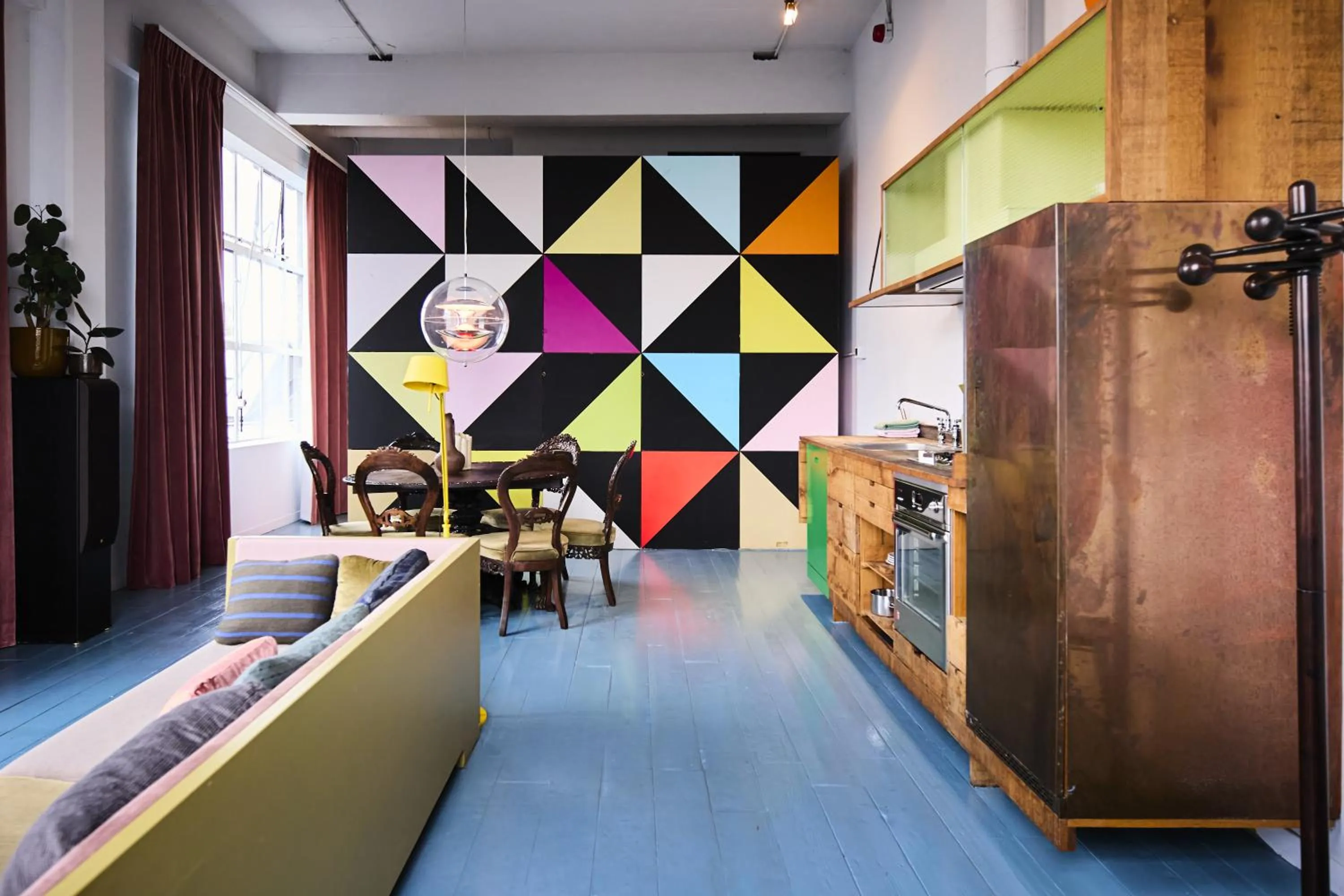 Kitchen or kitchenette in Hotel Piet Hein Eek