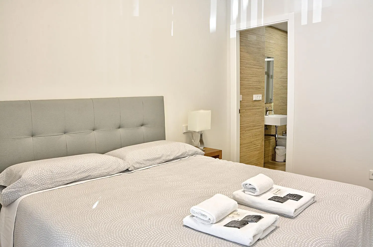 Bed in Apartamento de dos dormitorios en Triana