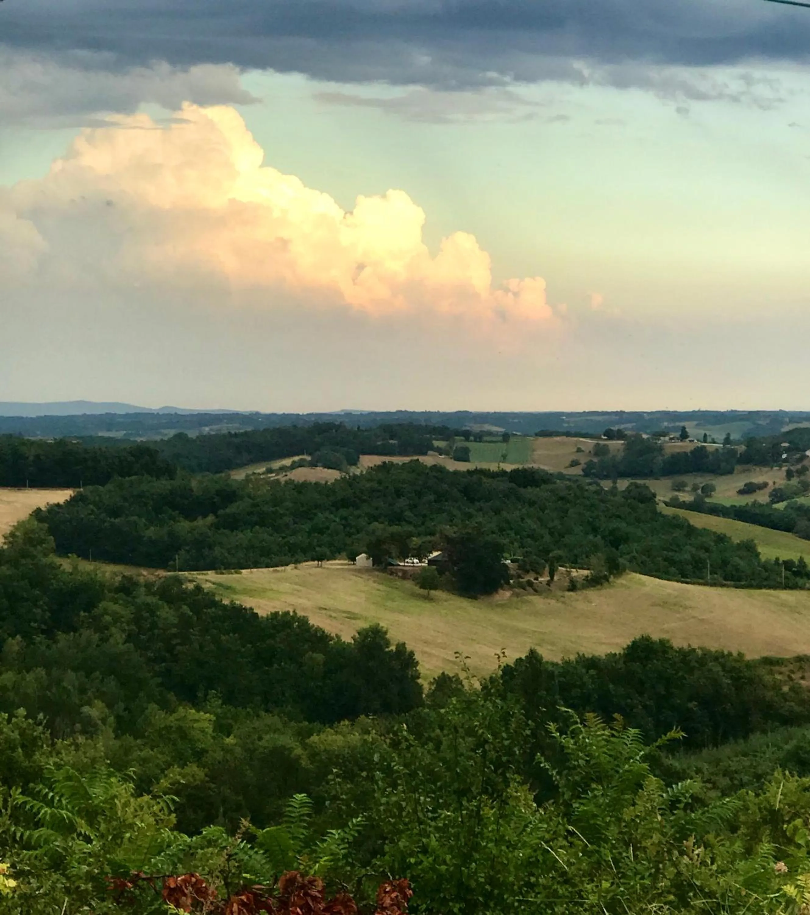 Natural landscape in Le Bouyssou
