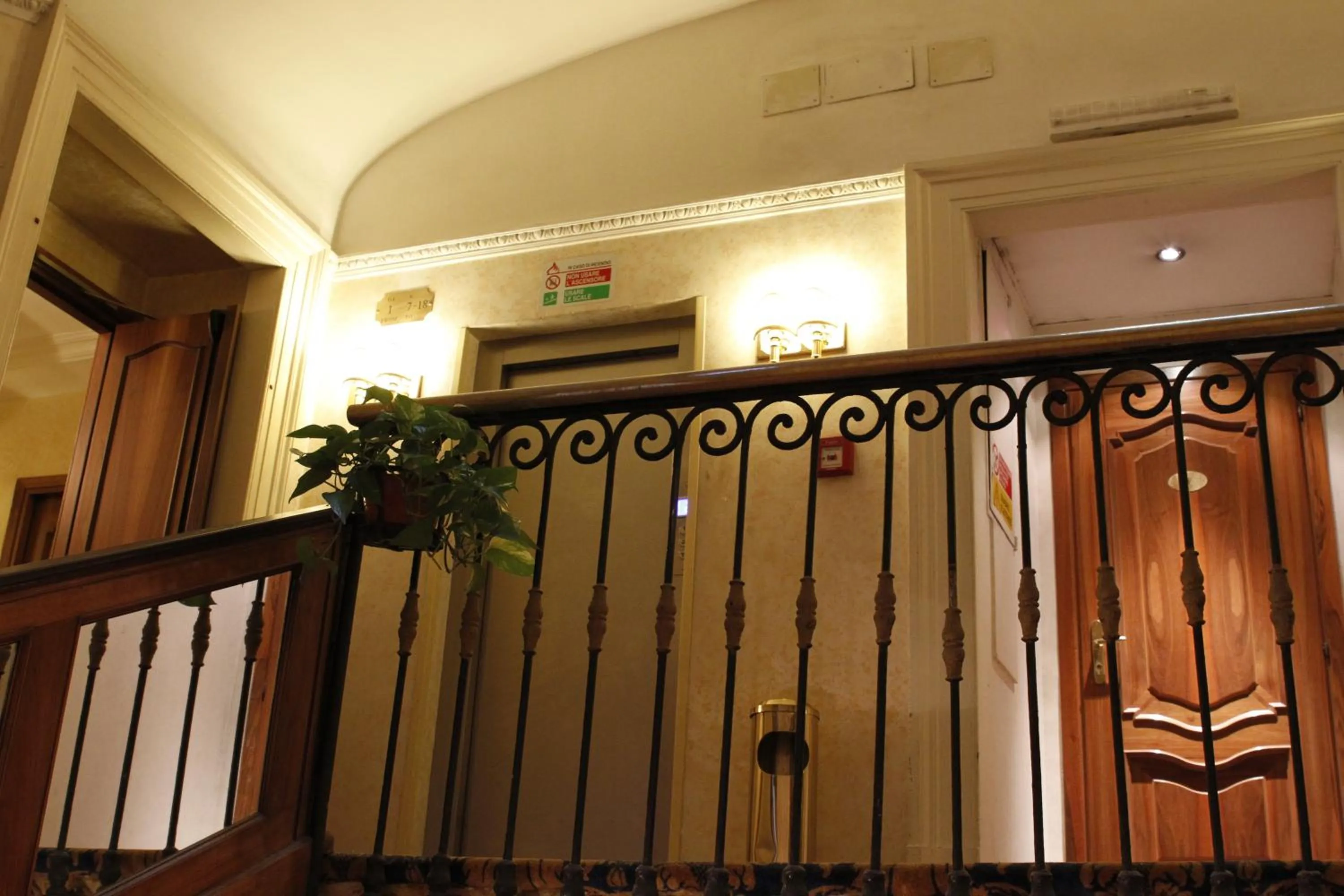 Decorative detail in Hotel Pace Helvezia