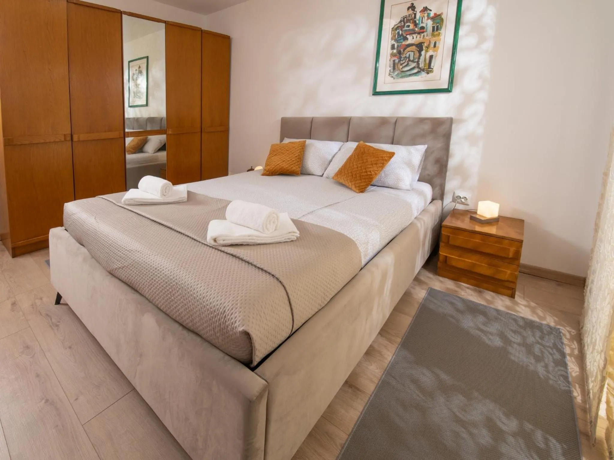 Bedroom, Bed in Apartman Point