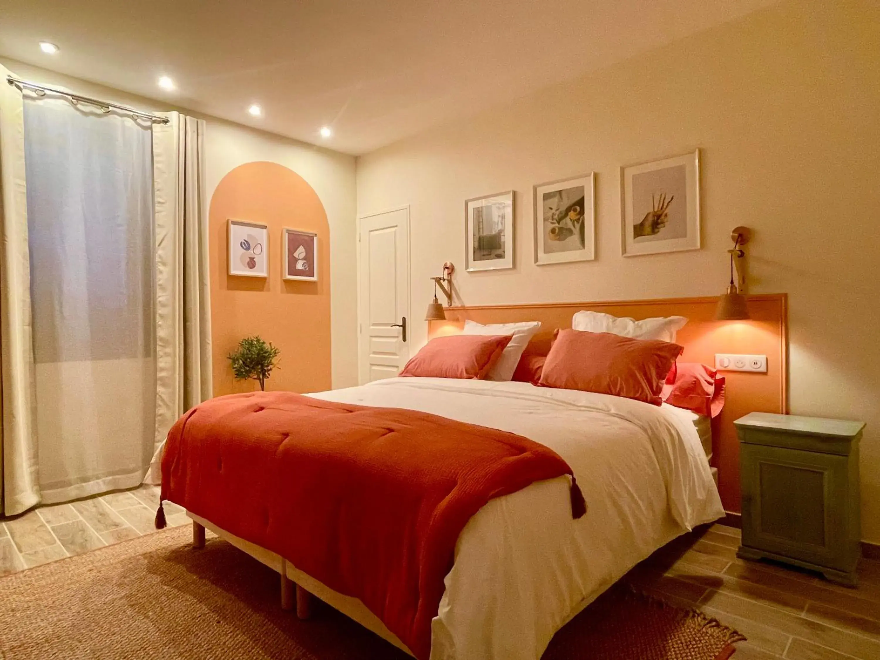 Twin Room with Mountain View in Bastide Beaudinard Twin Room with Mountain View in Bastide Beaudinard