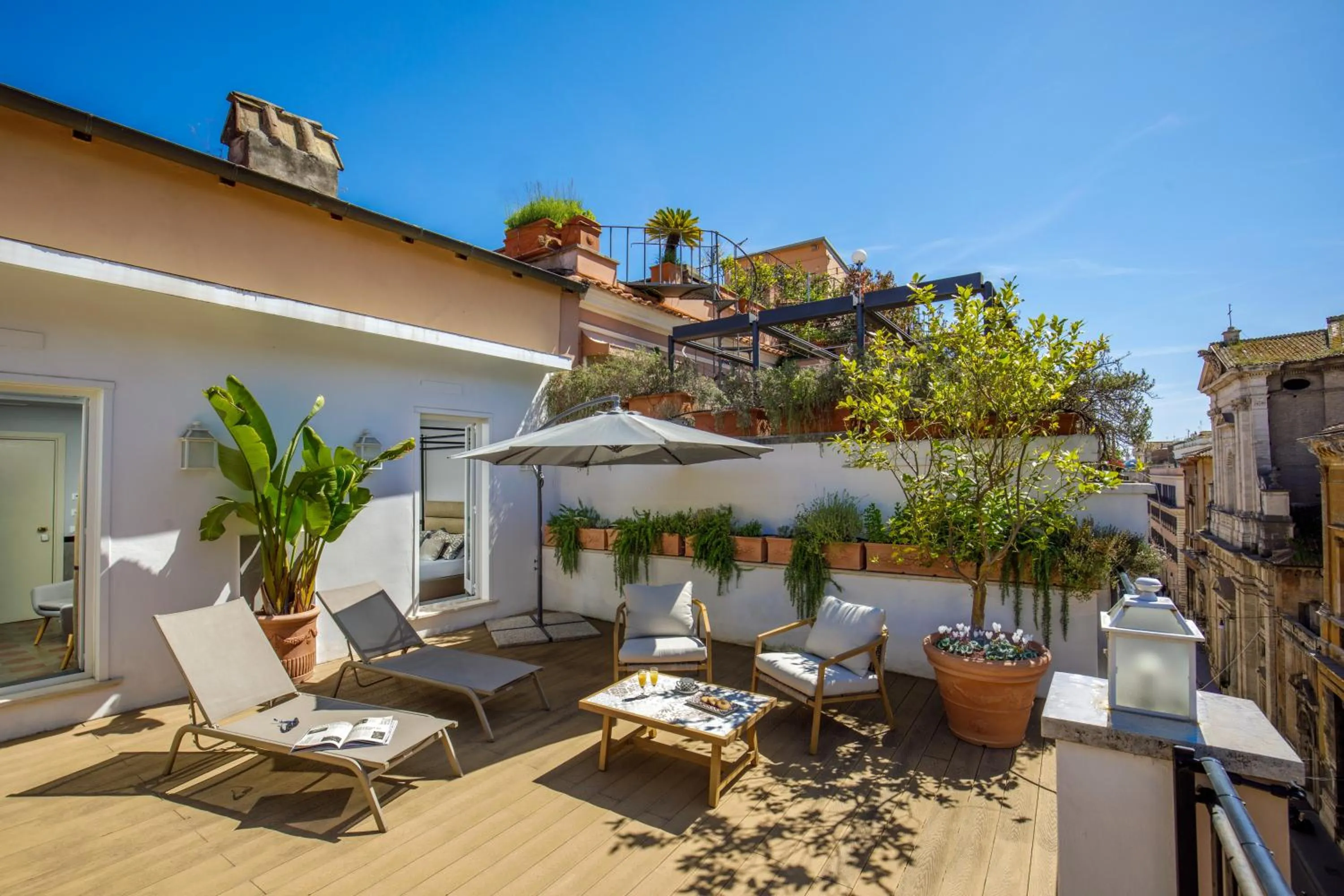 Balcony/Terrace in Flâneur Suites Corso