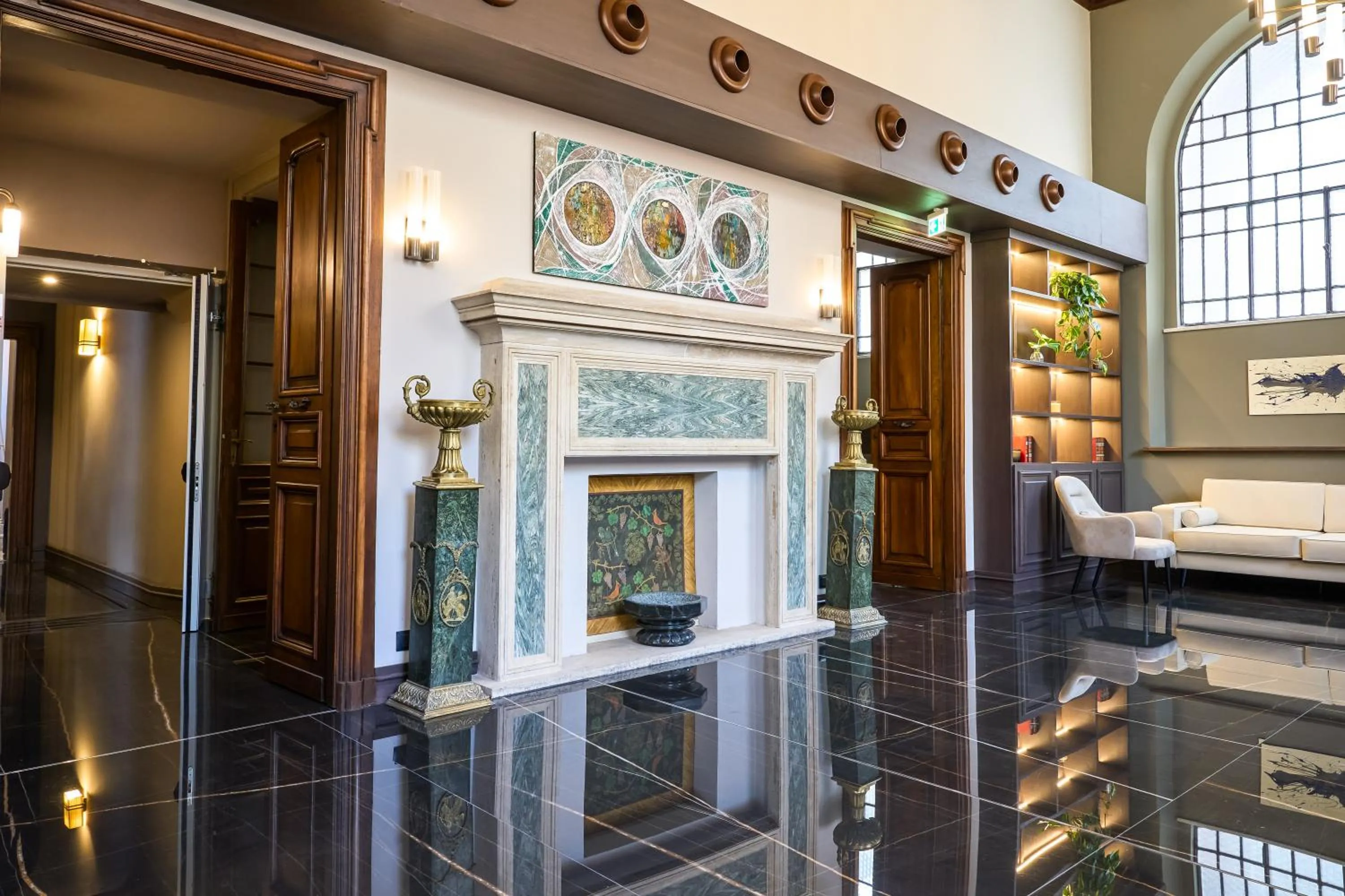 Lobby or reception in Hotel Viminale