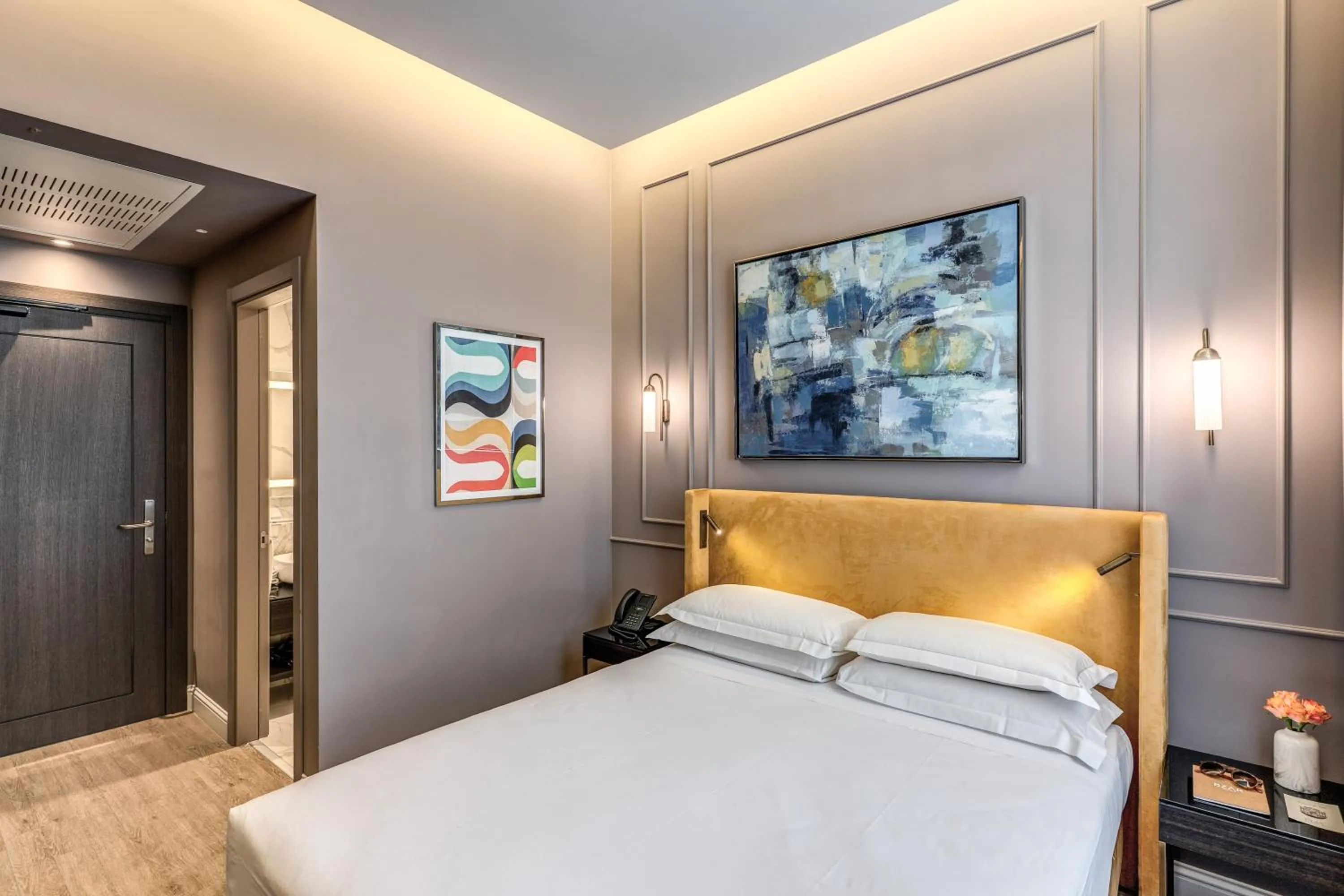 Bed in Hotel Viminale