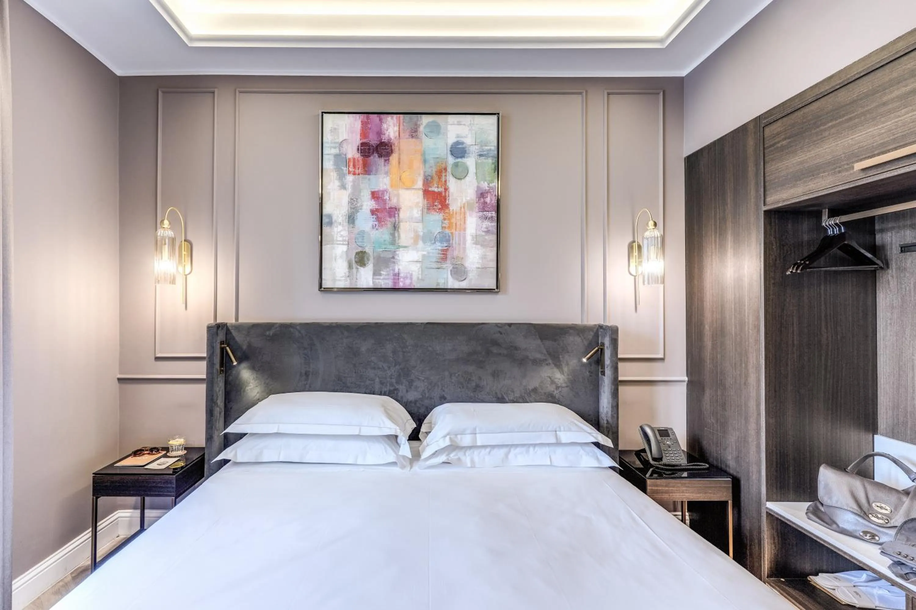 Bed in Hotel Viminale