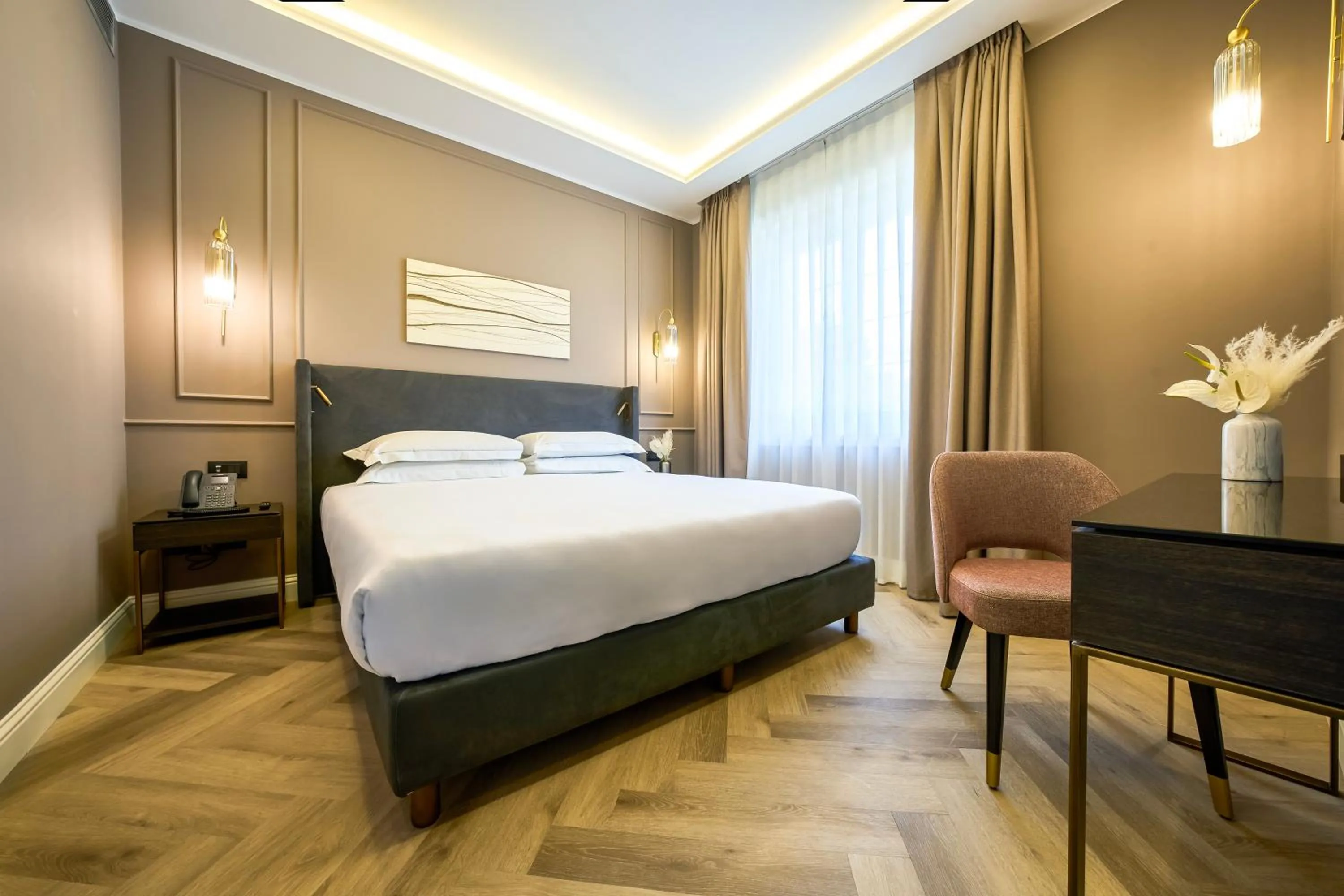 Bed in Hotel Viminale