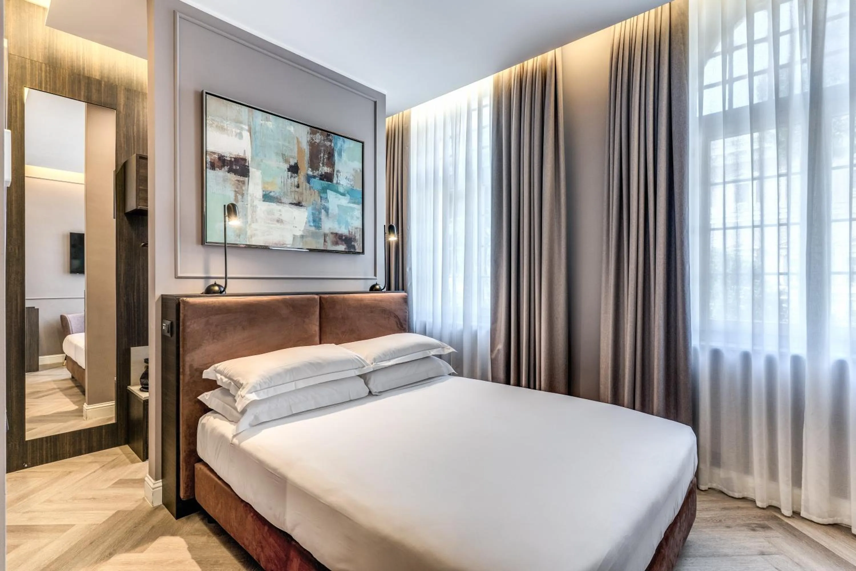 Bed in Hotel Viminale