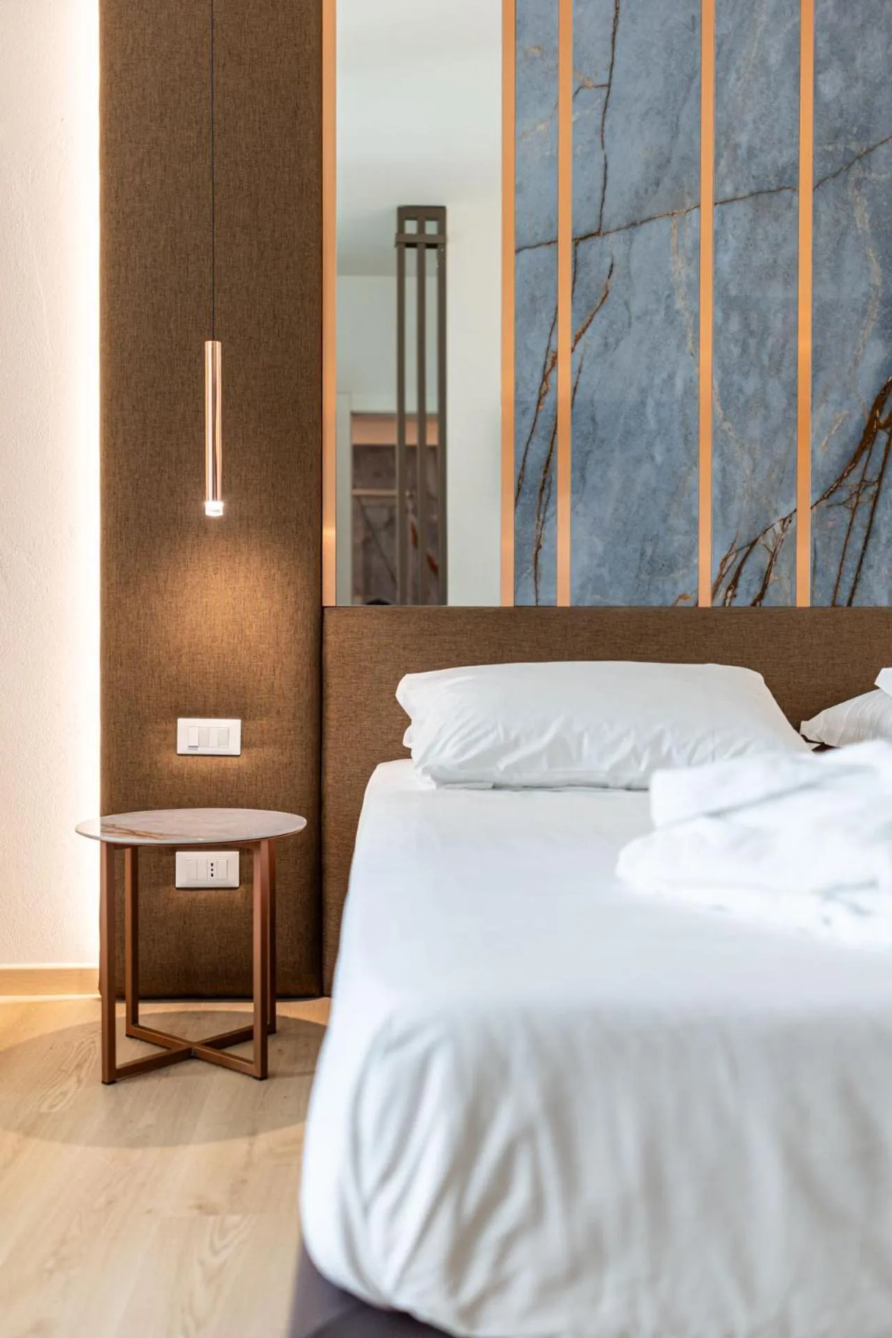 Bedroom, Bed in Hotel Terme Milano