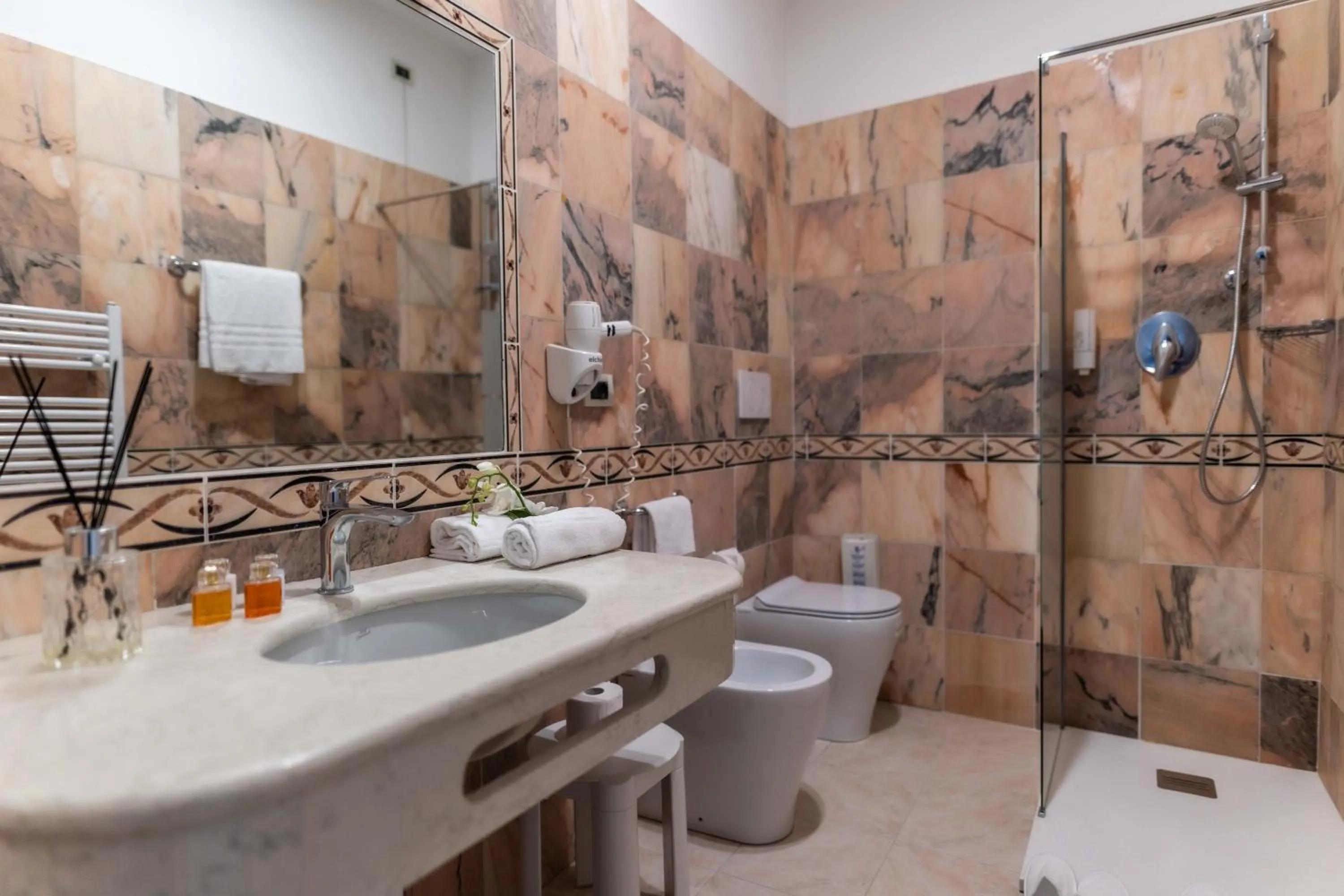 Bathroom in Hotel Terme Milano